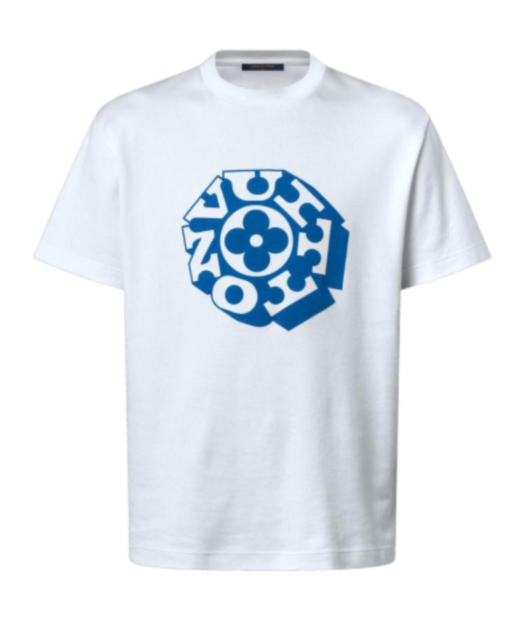 LOUIS VUITTON Белая хлопковая футболка, фото 1