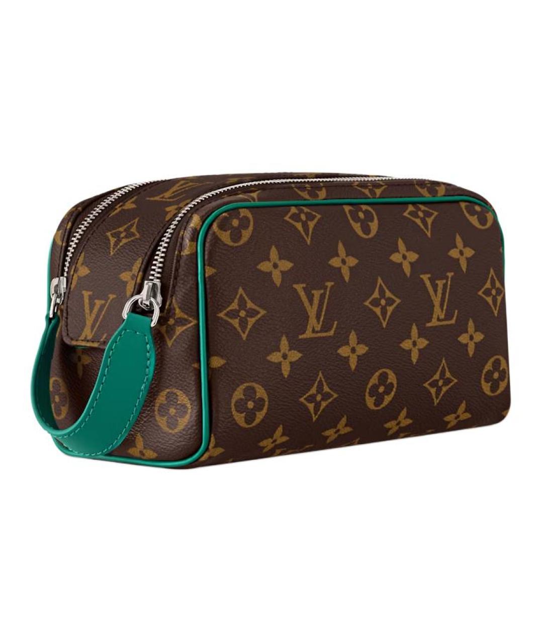 LOUIS VUITTON Коричневая косметичка, фото 2