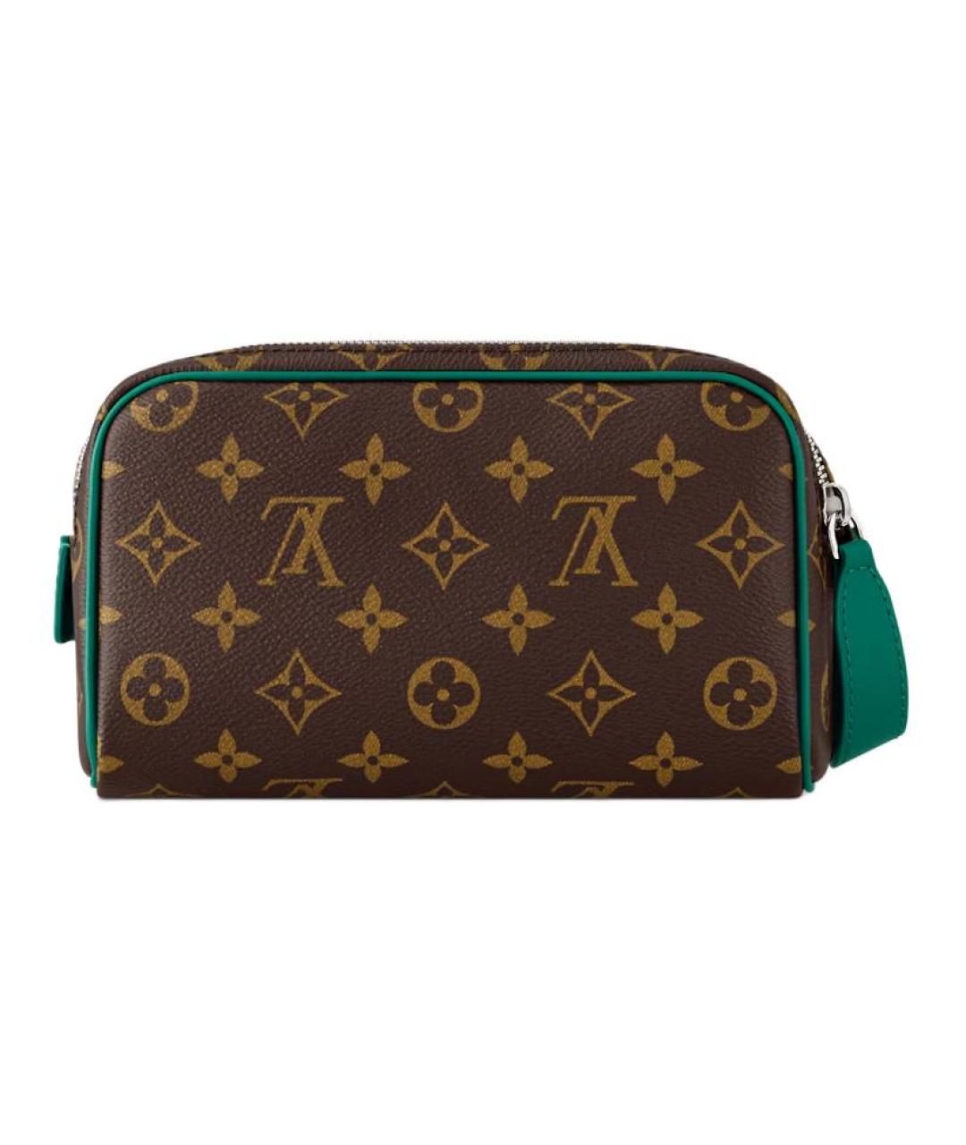 LOUIS VUITTON Коричневая косметичка, фото 4