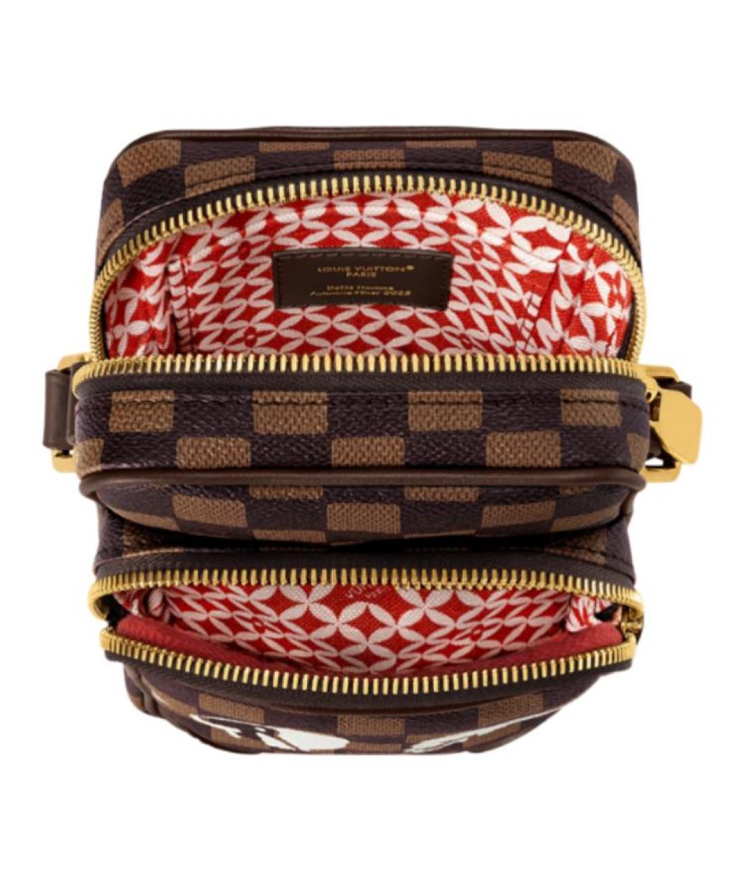 LOUIS VUITTON Коричневая сумка на плечо, фото 4