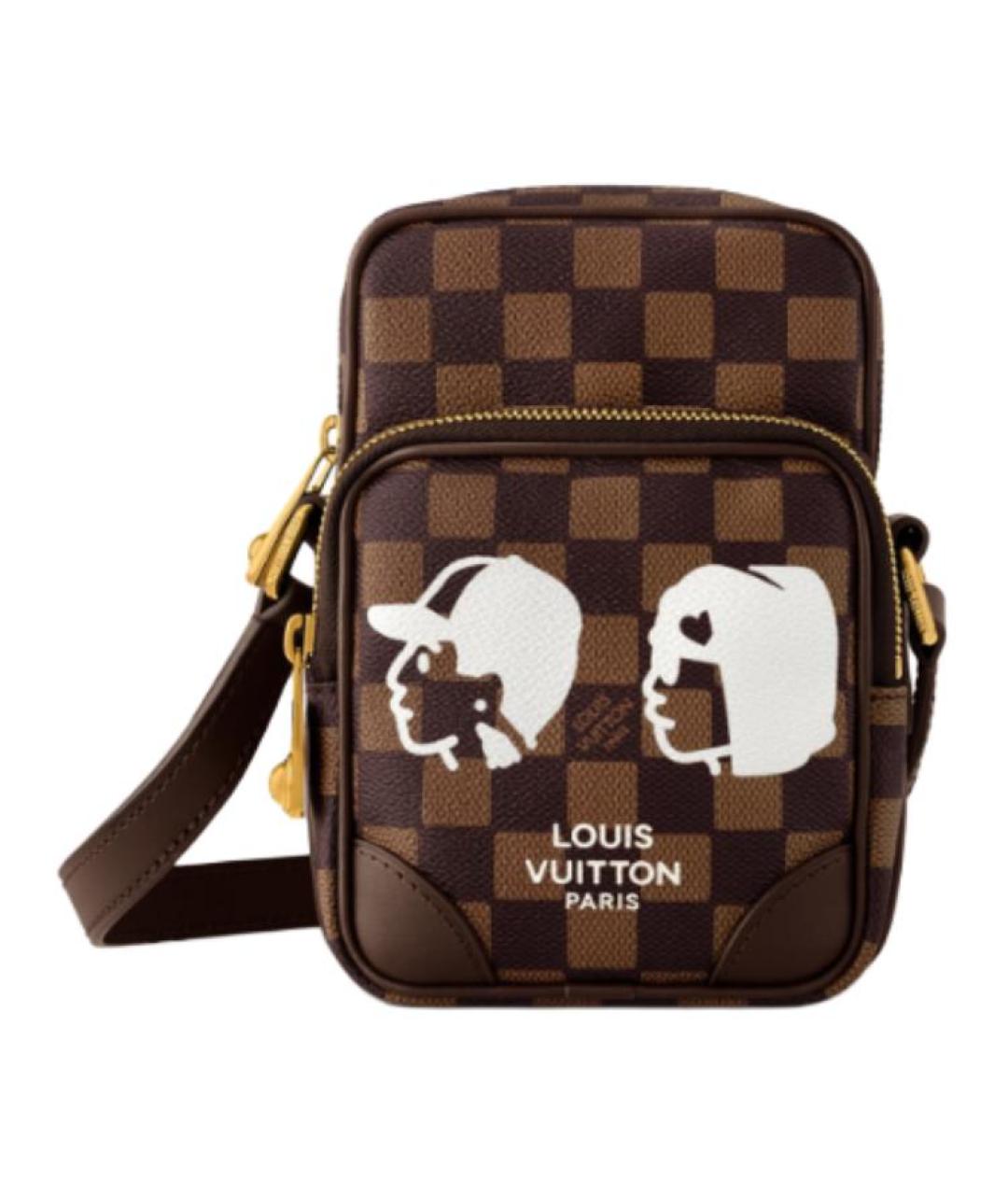 LOUIS VUITTON Коричневая сумка на плечо, фото 2