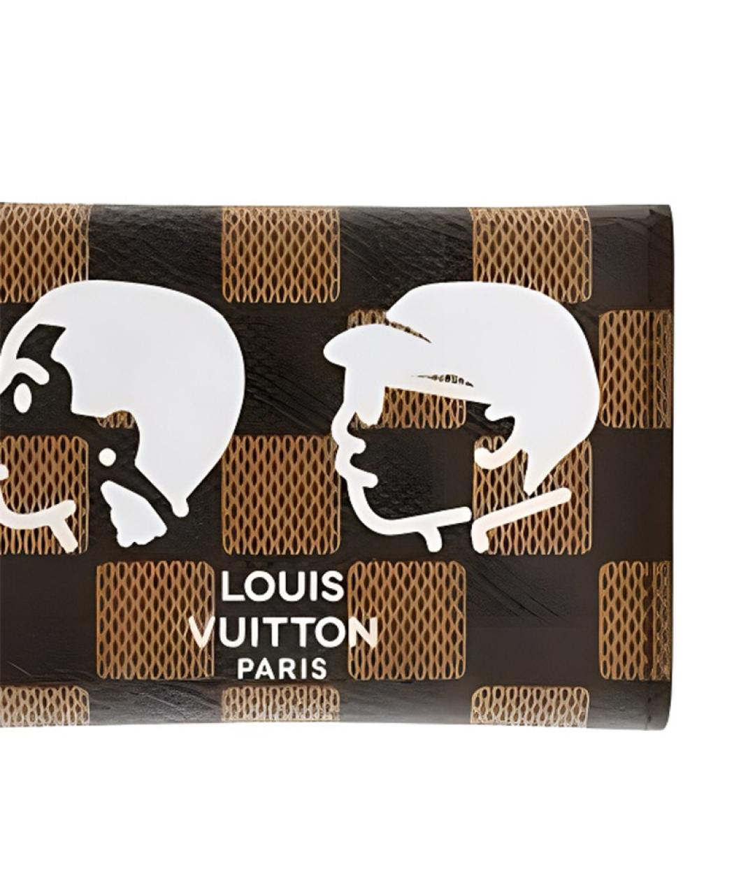 LOUIS VUITTON Коричневый кардхолдер, фото 2