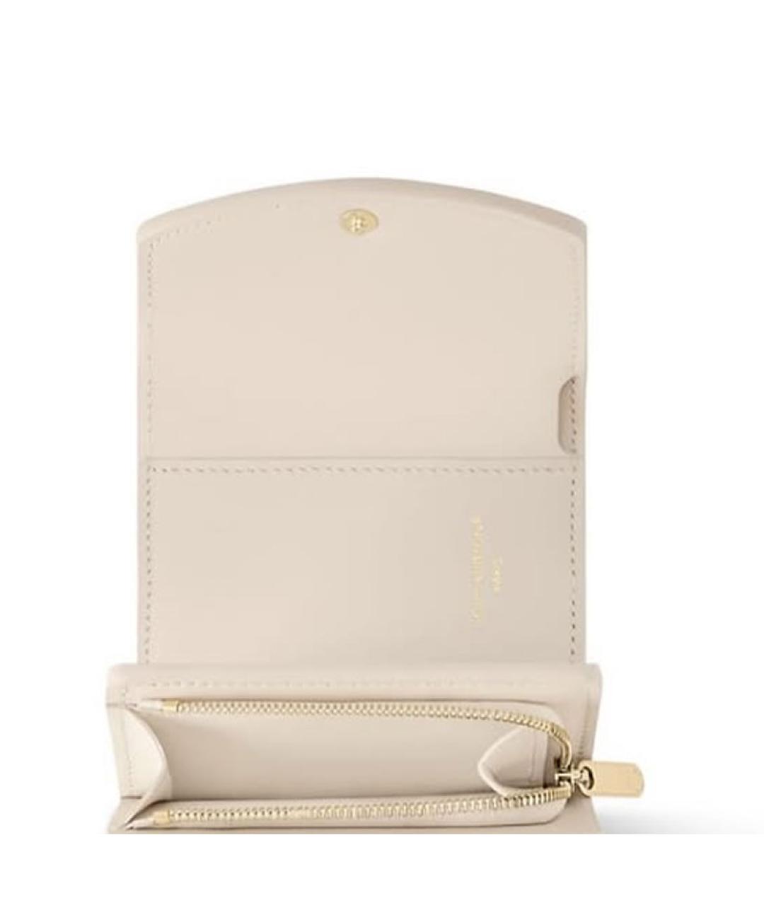 LOUIS VUITTON Бежевый кошелек, фото 6