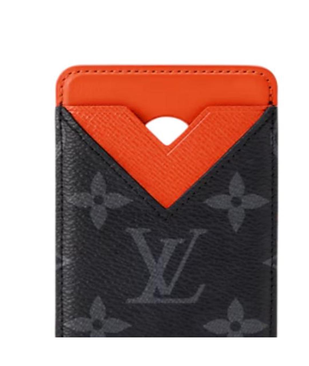 LOUIS VUITTON Черный кардхолдер, фото 4
