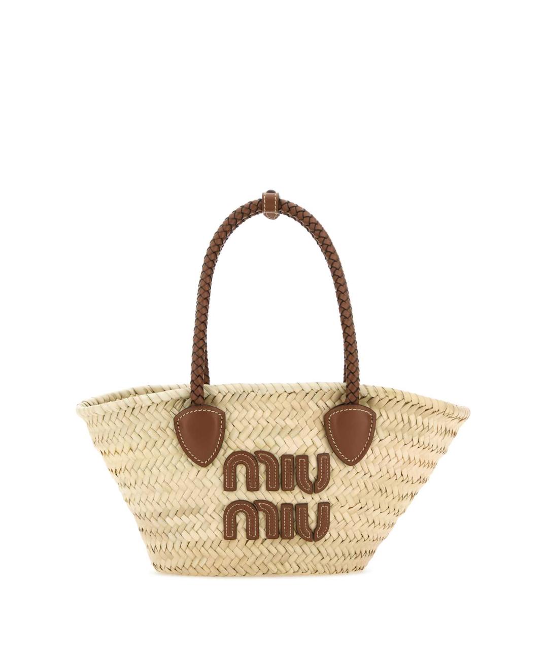 MIU MIU Бежевая сумка тоут, фото 1