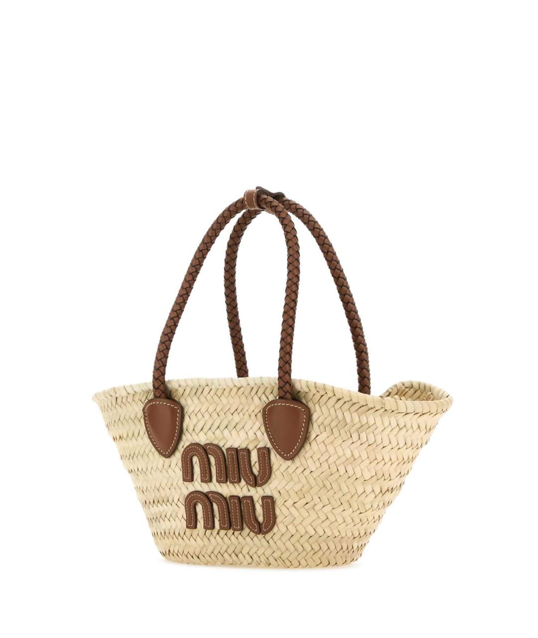 MIU MIU Бежевая сумка тоут, фото 2