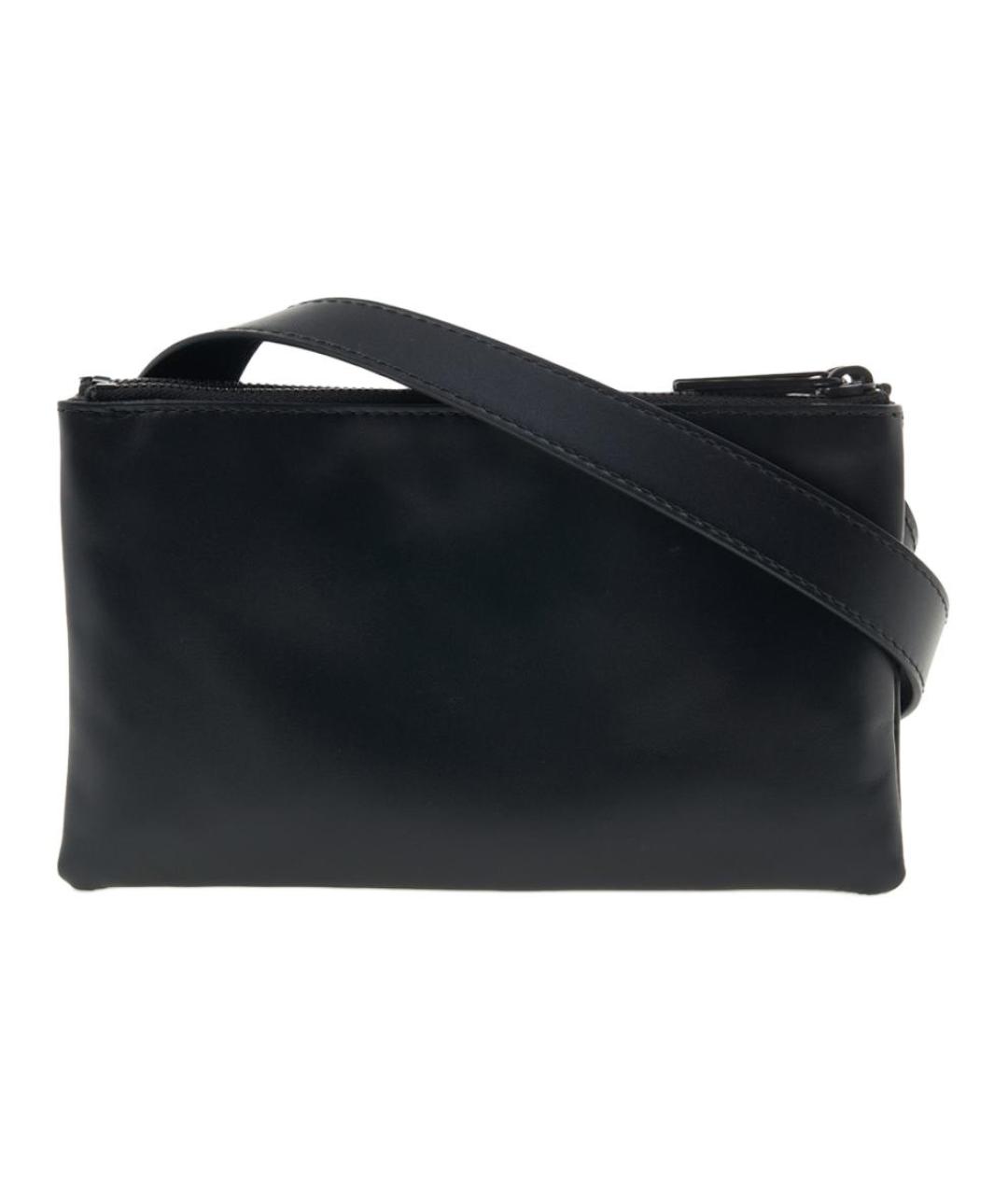 BOTTEGA VENETA Черная кожаная сумка через плечо, фото 3