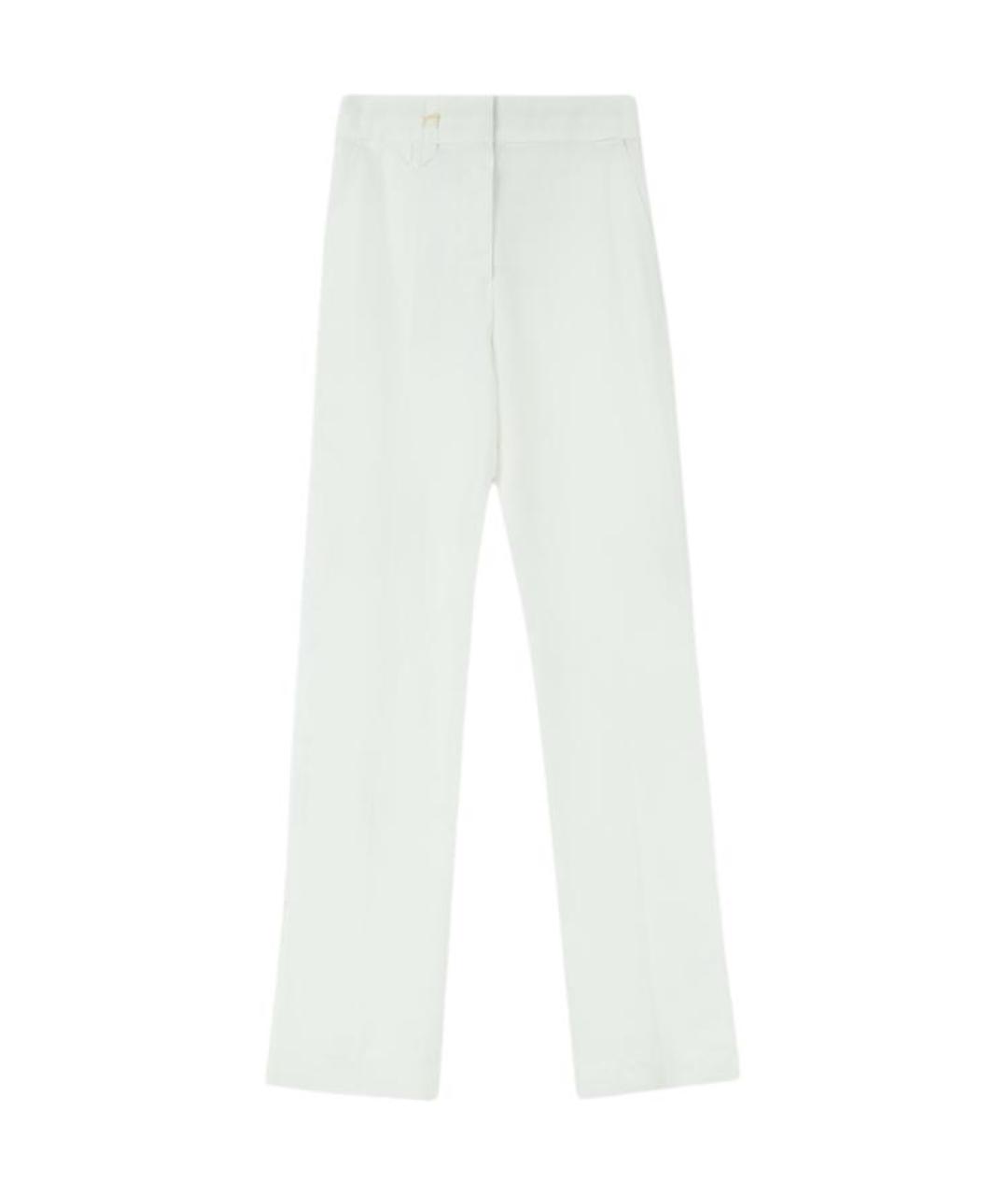 JACQUEMUS Белые прямые брюки, фото 1