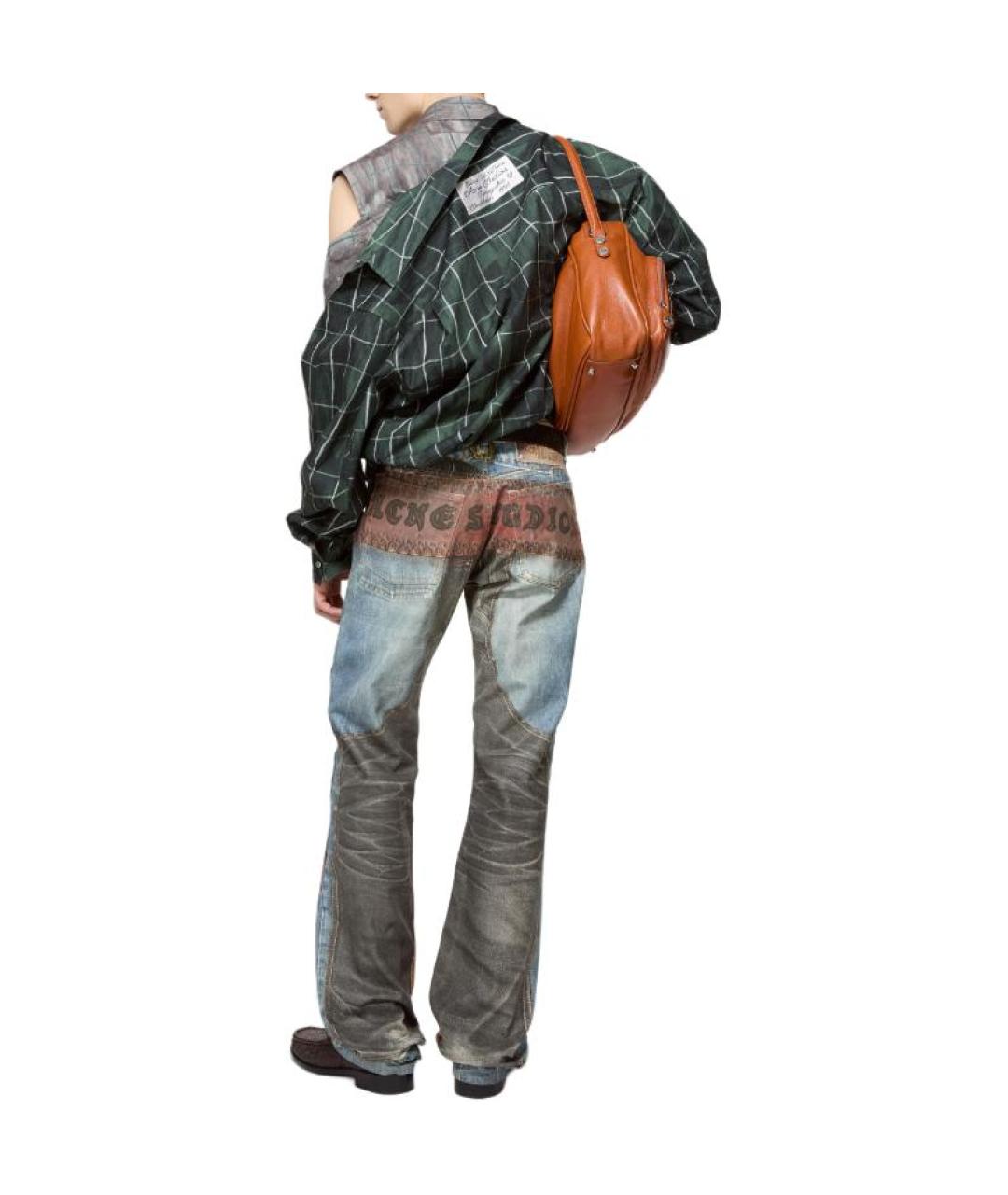 ACNE STUDIOS Мульти хлопковые прямые джинсы, фото 4