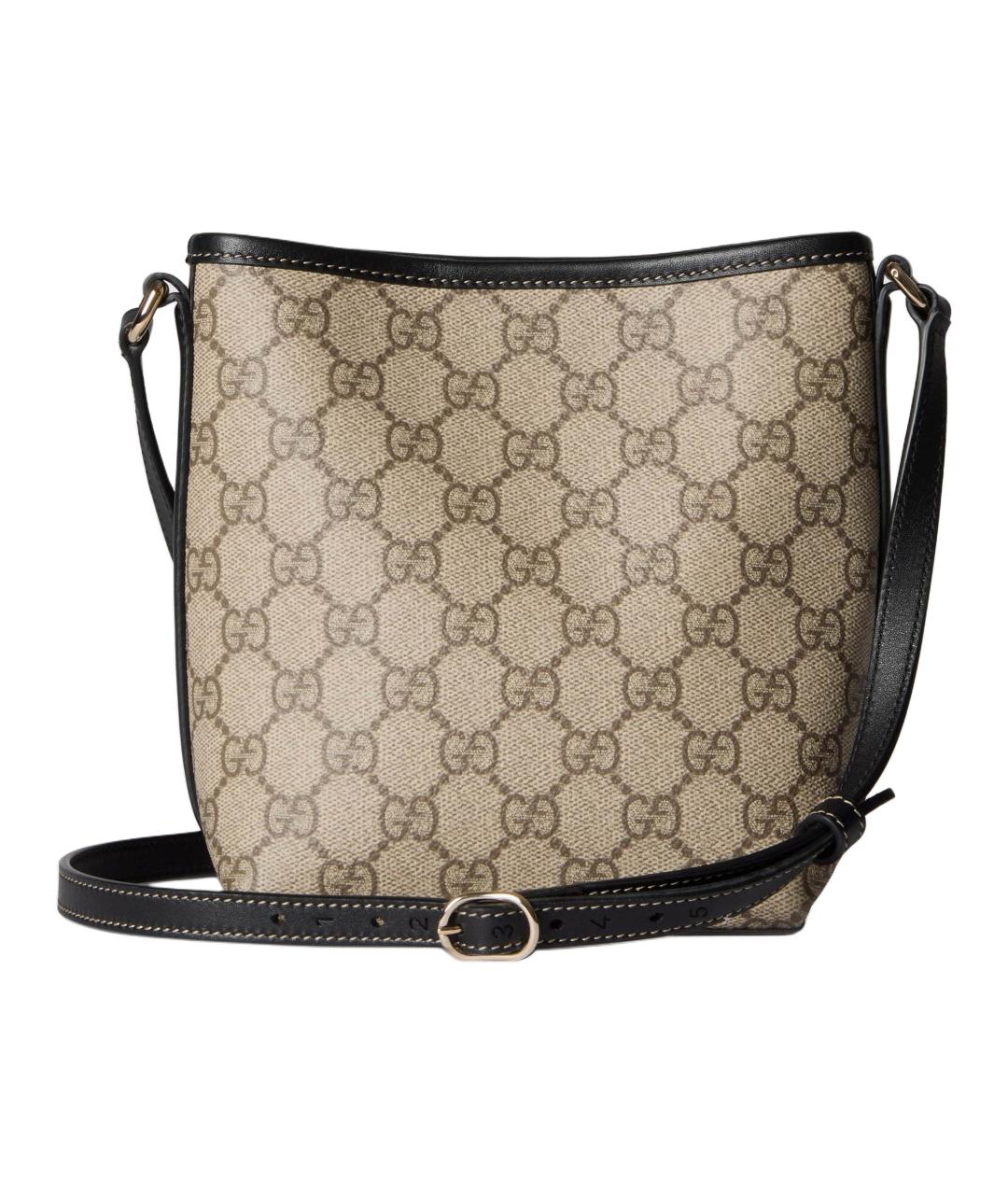 GUCCI Черная хлопковая сумка через плечо, фото 4