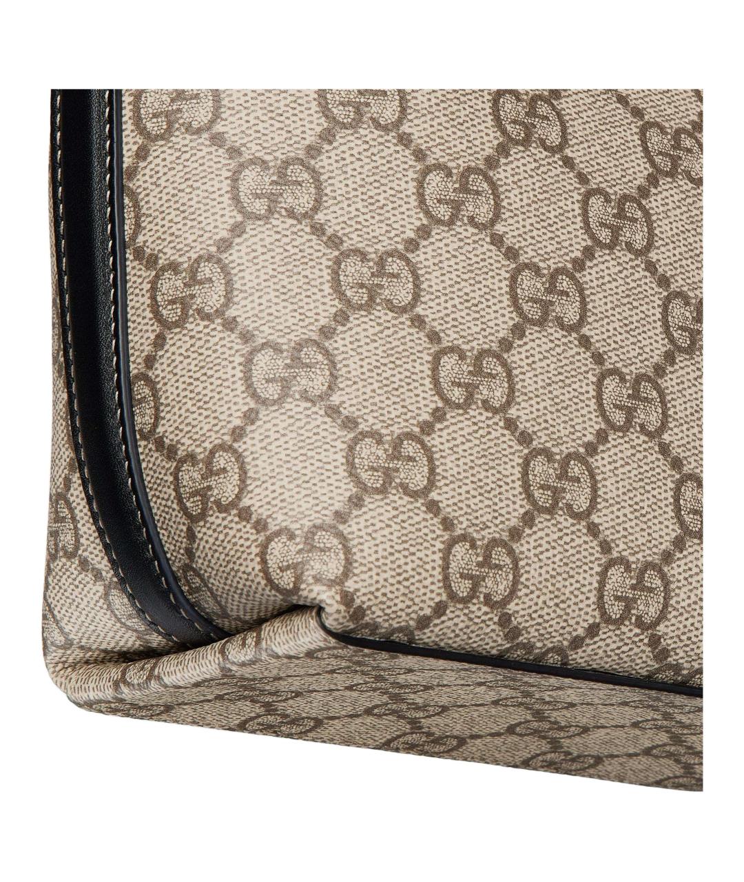 GUCCI Черная хлопковая сумка через плечо, фото 7