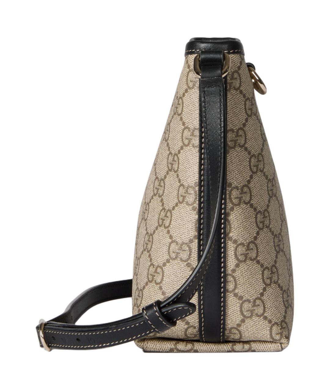 GUCCI Черная хлопковая сумка через плечо, фото 3