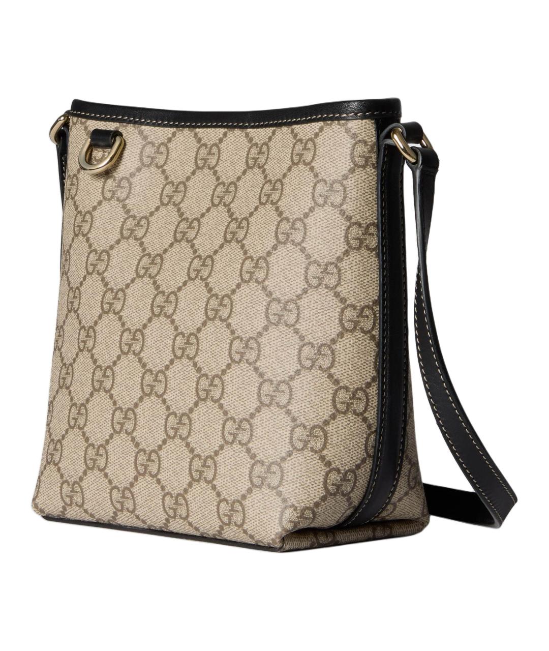 GUCCI Черная хлопковая сумка через плечо, фото 2