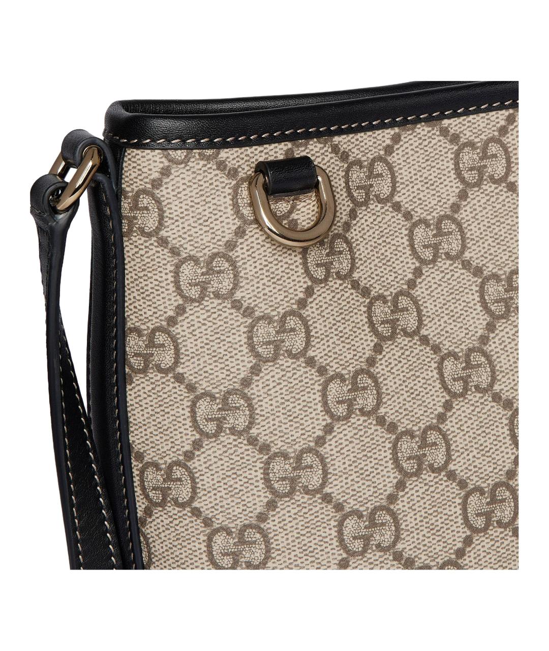 GUCCI Черная хлопковая сумка через плечо, фото 6