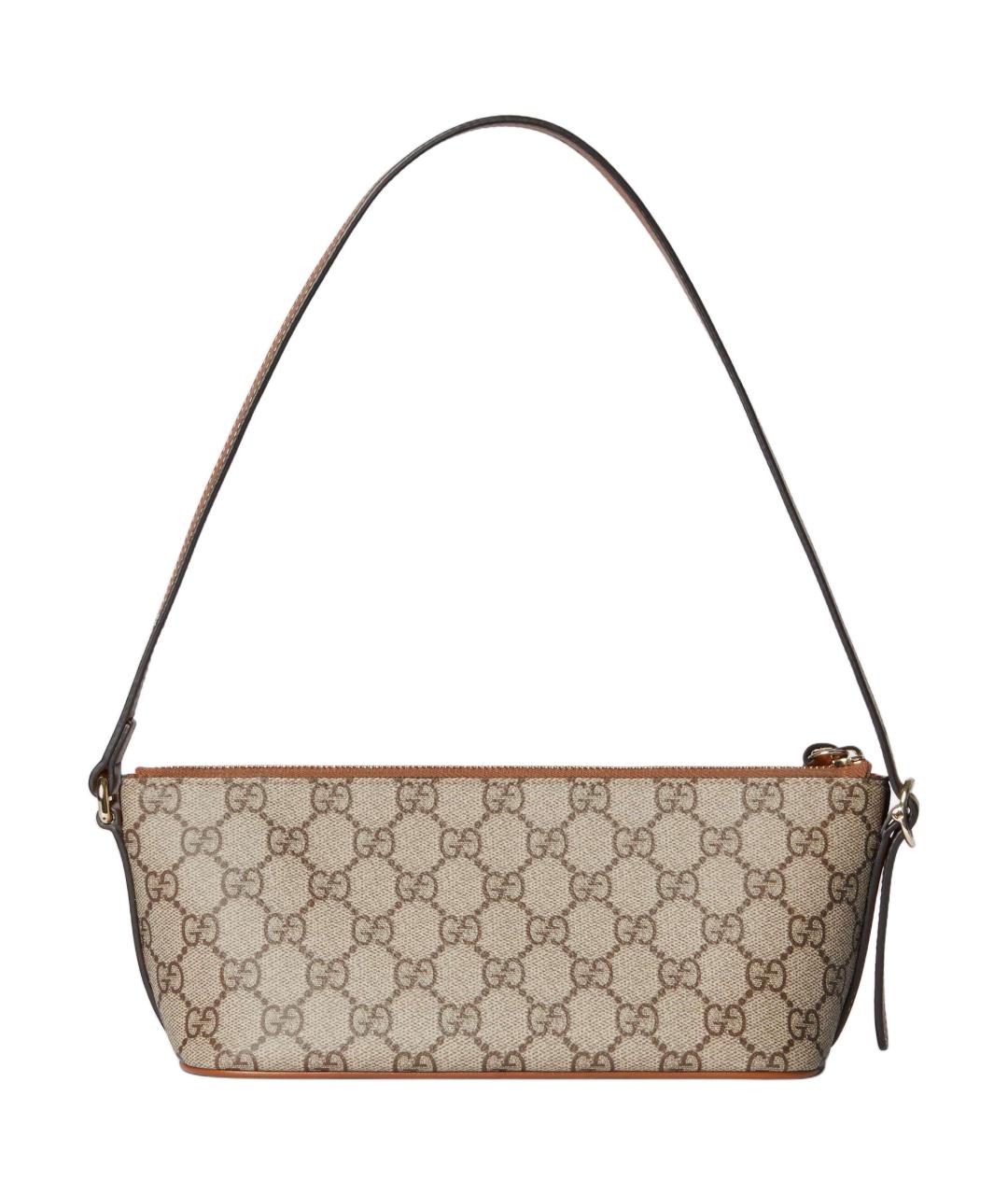 GUCCI Коричневая хлопковая сумка через плечо, фото 4