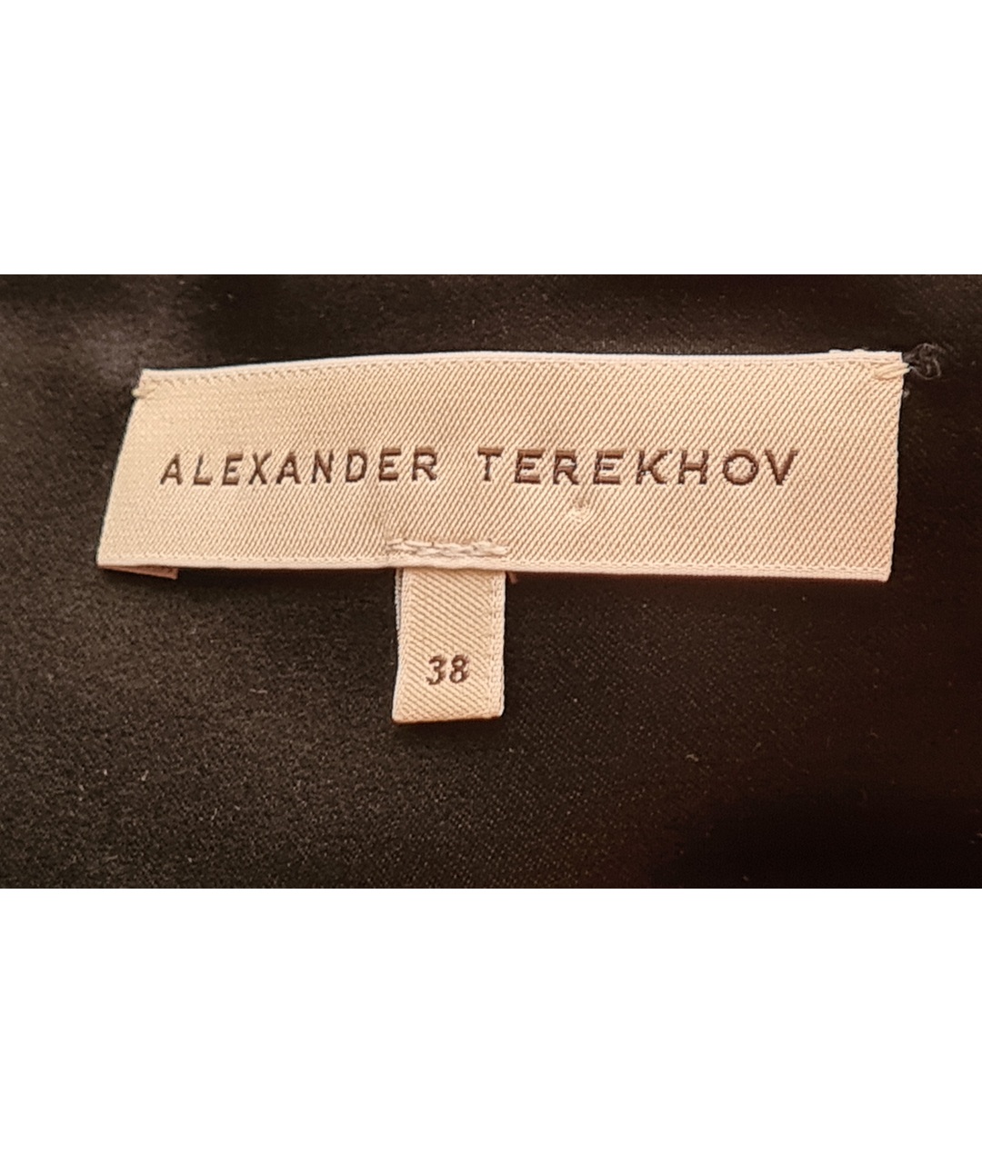 ALEXANDER TEREKHOV Черная полиамидовая юбка мини, фото 4