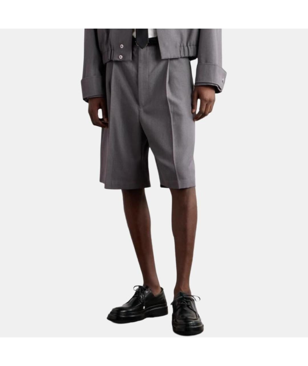 JACQUEMUS Серые шорты, фото 3