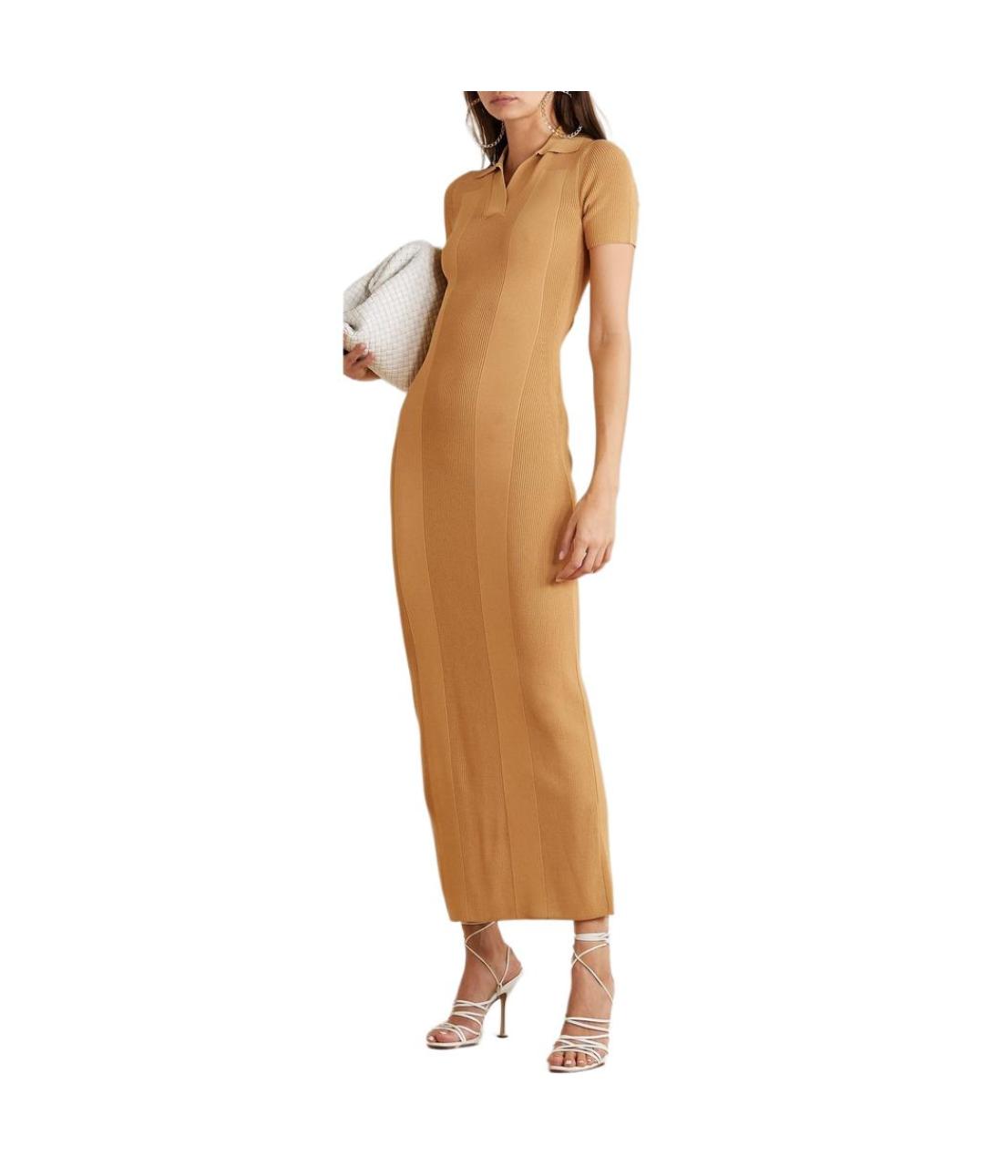 JACQUEMUS Желтое повседневное платье, фото 2