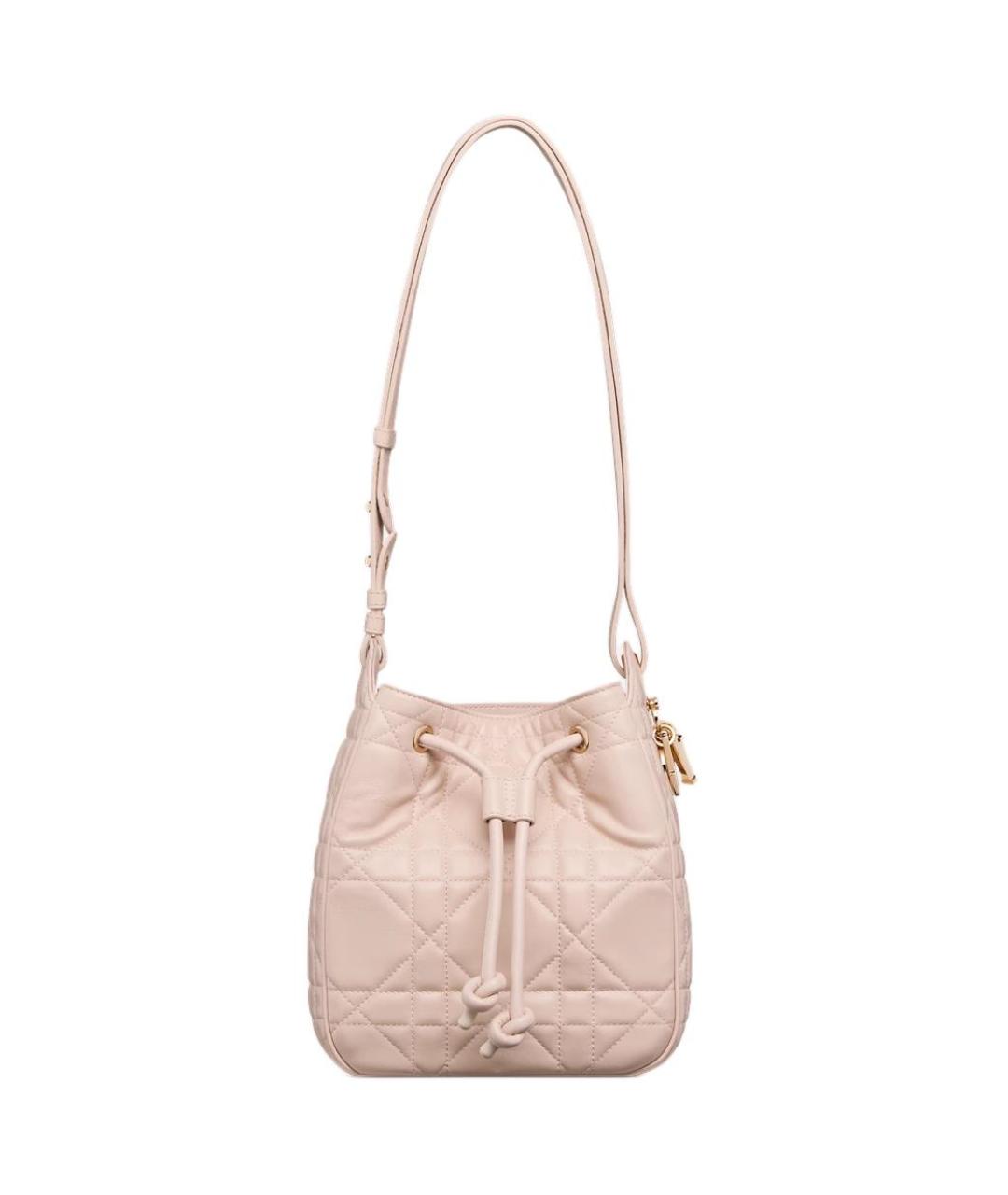 CHRISTIAN DIOR Розовая кожаная сумка через плечо, фото 1