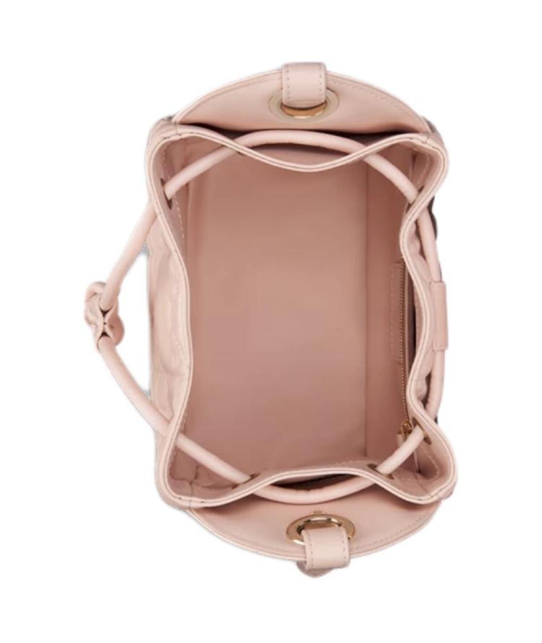 CHRISTIAN DIOR Розовая кожаная сумка через плечо, фото 6