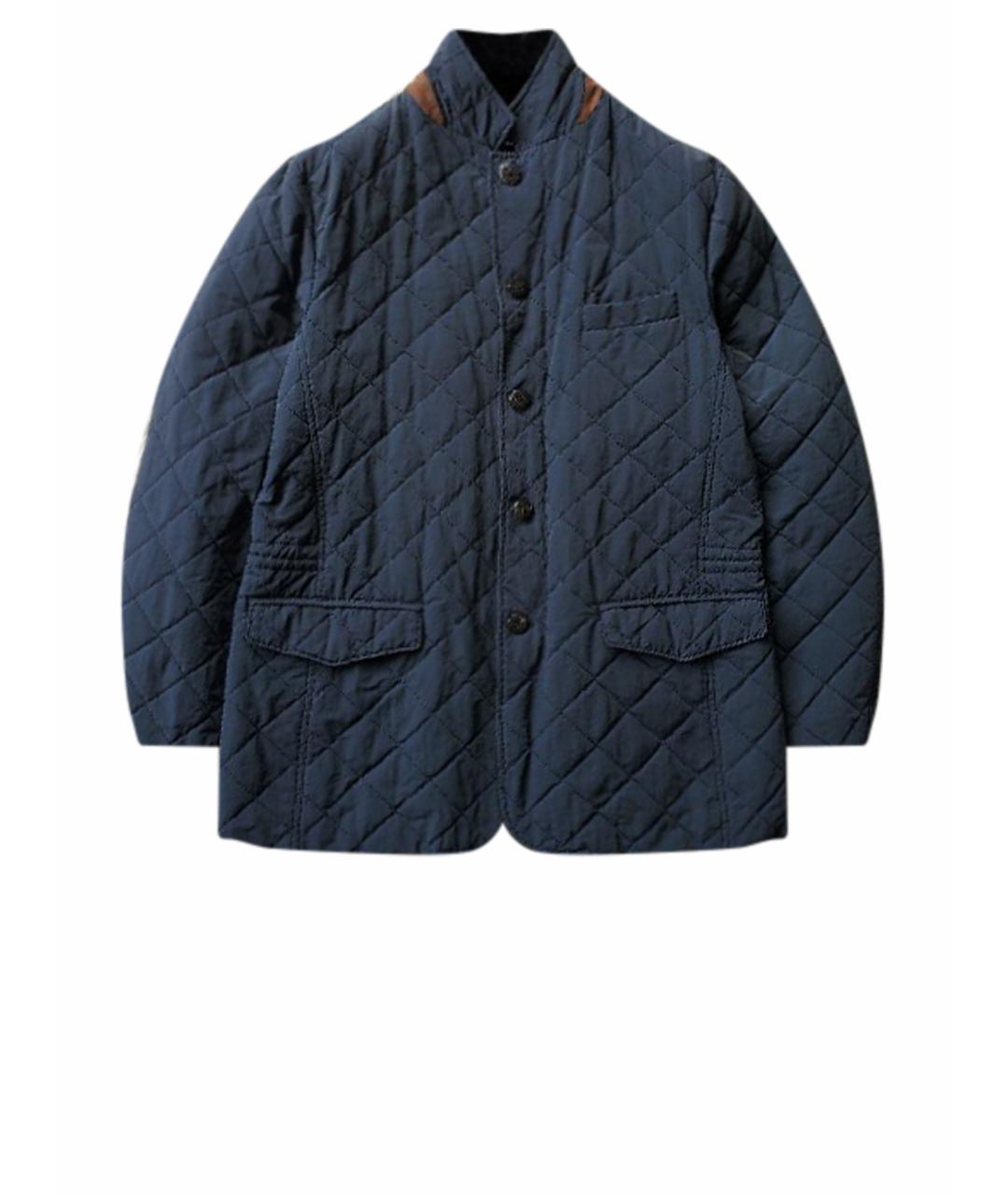 CANALI Темно-синяя полиамидовая куртка, фото 1