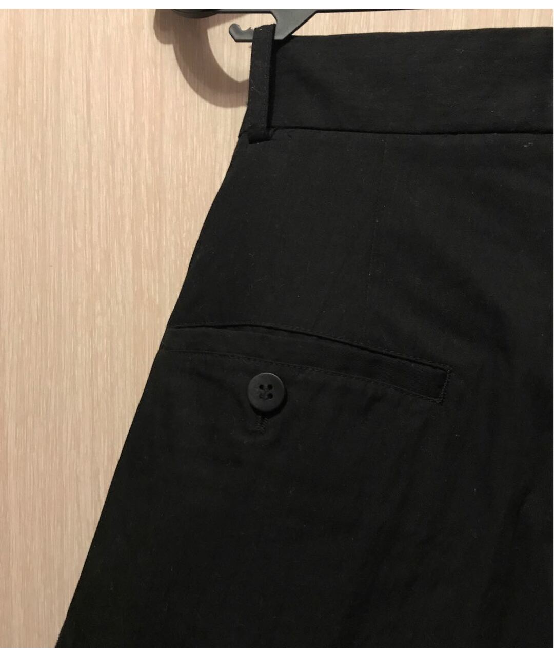 ISABEL BENENATO Черные льняные классические брюки, фото 4