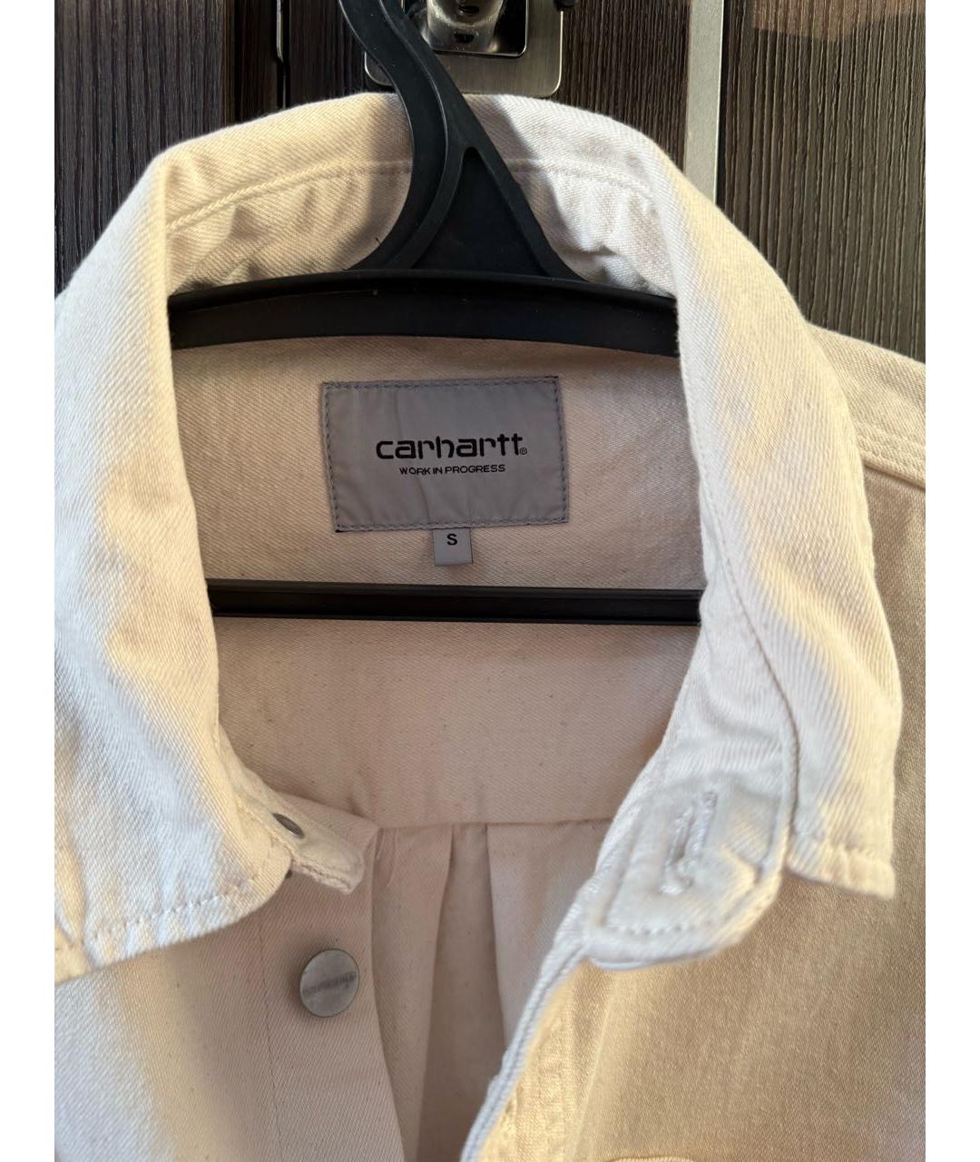CARHARTT WIP Бежевая хлопковая спортивная куртка, фото 3