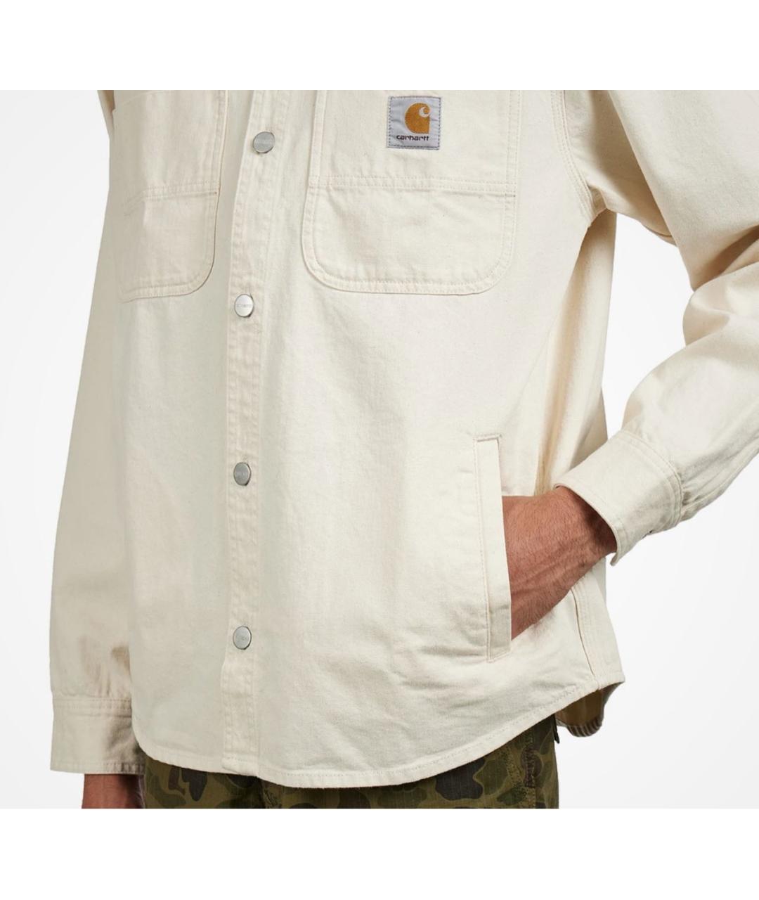 CARHARTT WIP Бежевая хлопковая спортивная куртка, фото 8