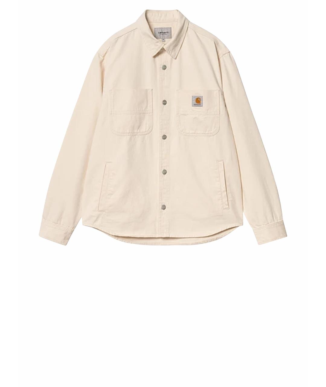 CARHARTT WIP Бежевая хлопковая спортивная куртка, фото 1