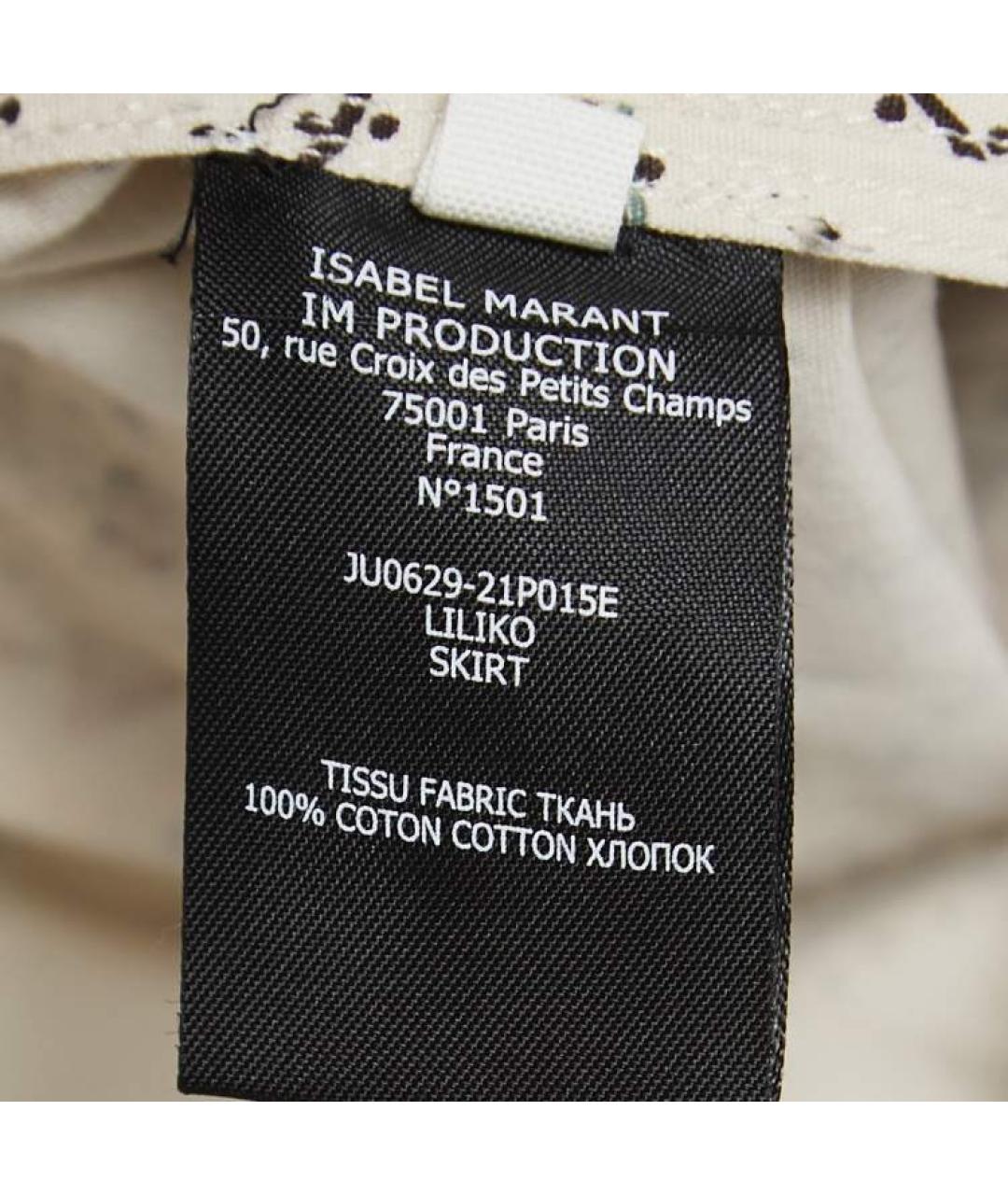 ISABEL MARANT ETOILE Хлопковая юбка мини, фото 4