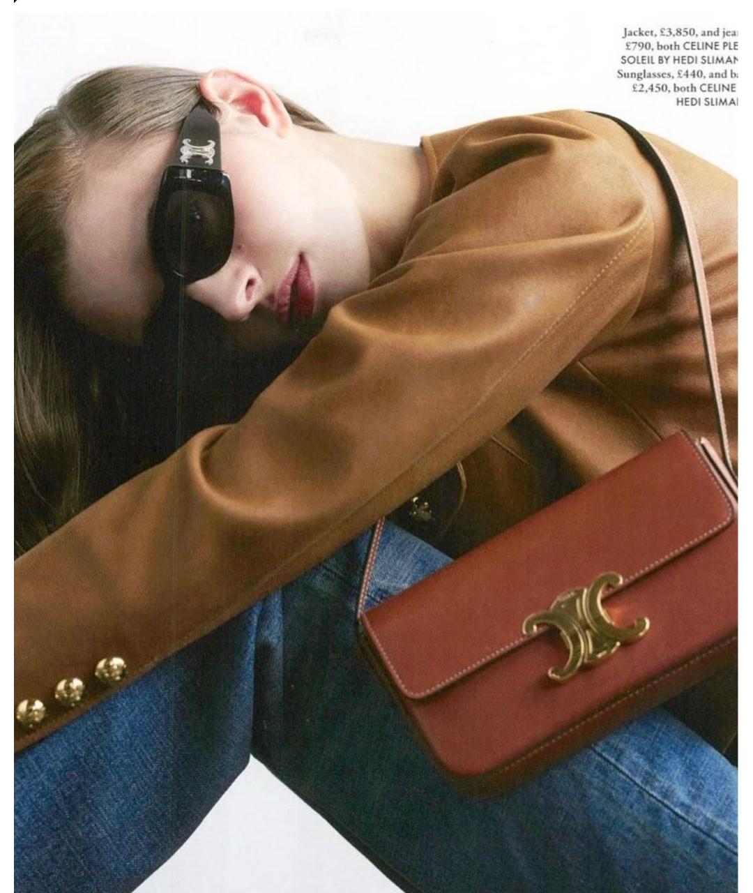CELINE Черные солнцезащитные очки, фото 6