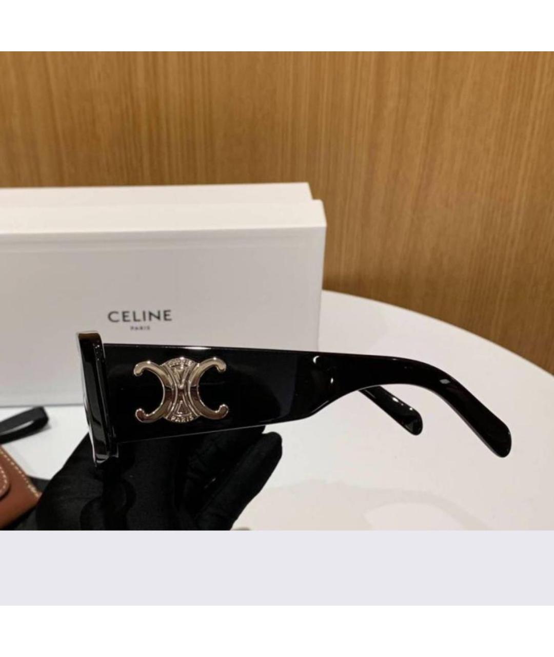 CELINE Черные солнцезащитные очки, фото 3