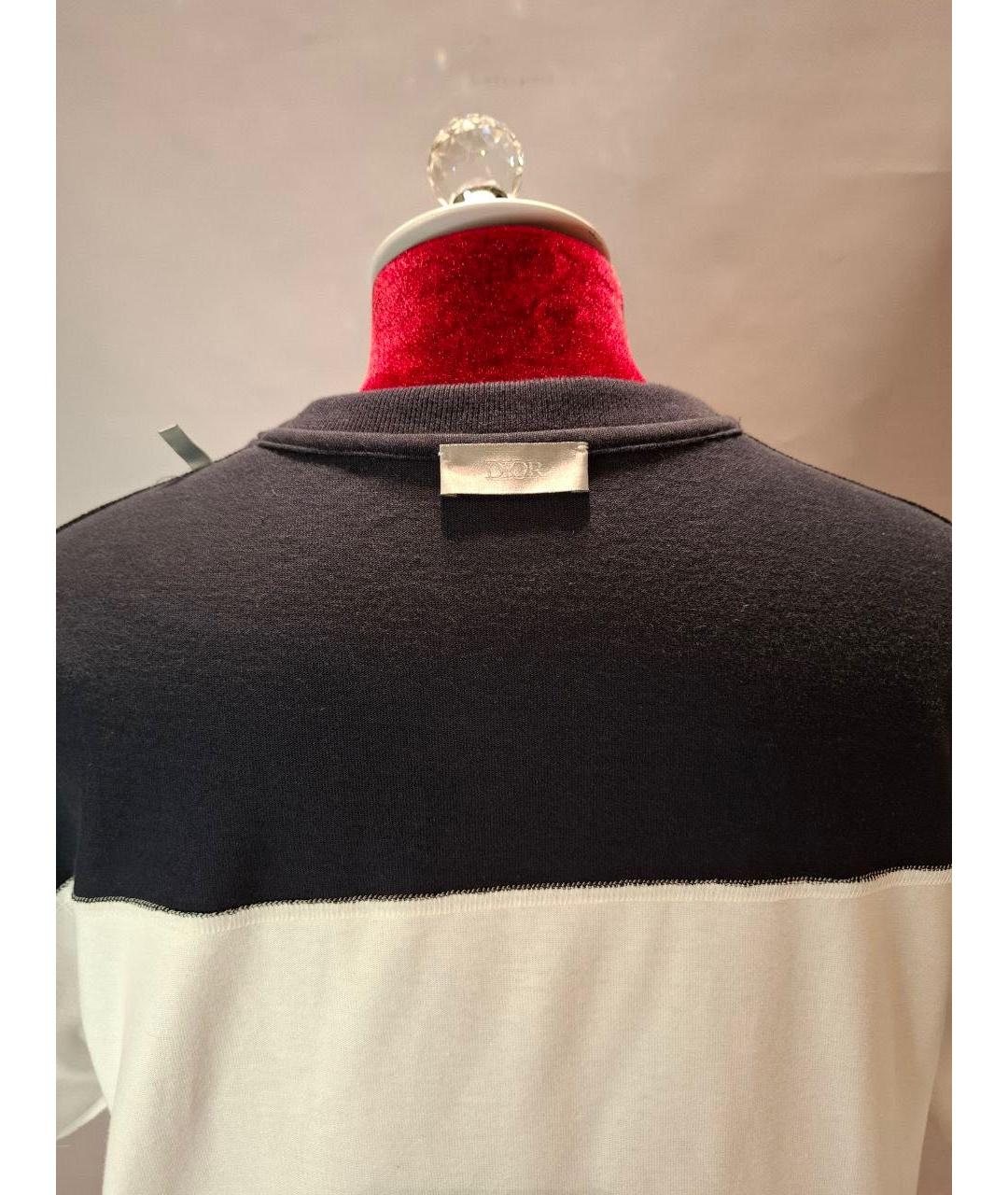 CHRISTIAN DIOR Белая хлопковая футболка, фото 3
