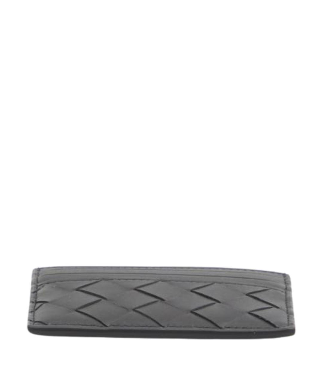 BOTTEGA VENETA Черный кожаный кардхолдер, фото 3