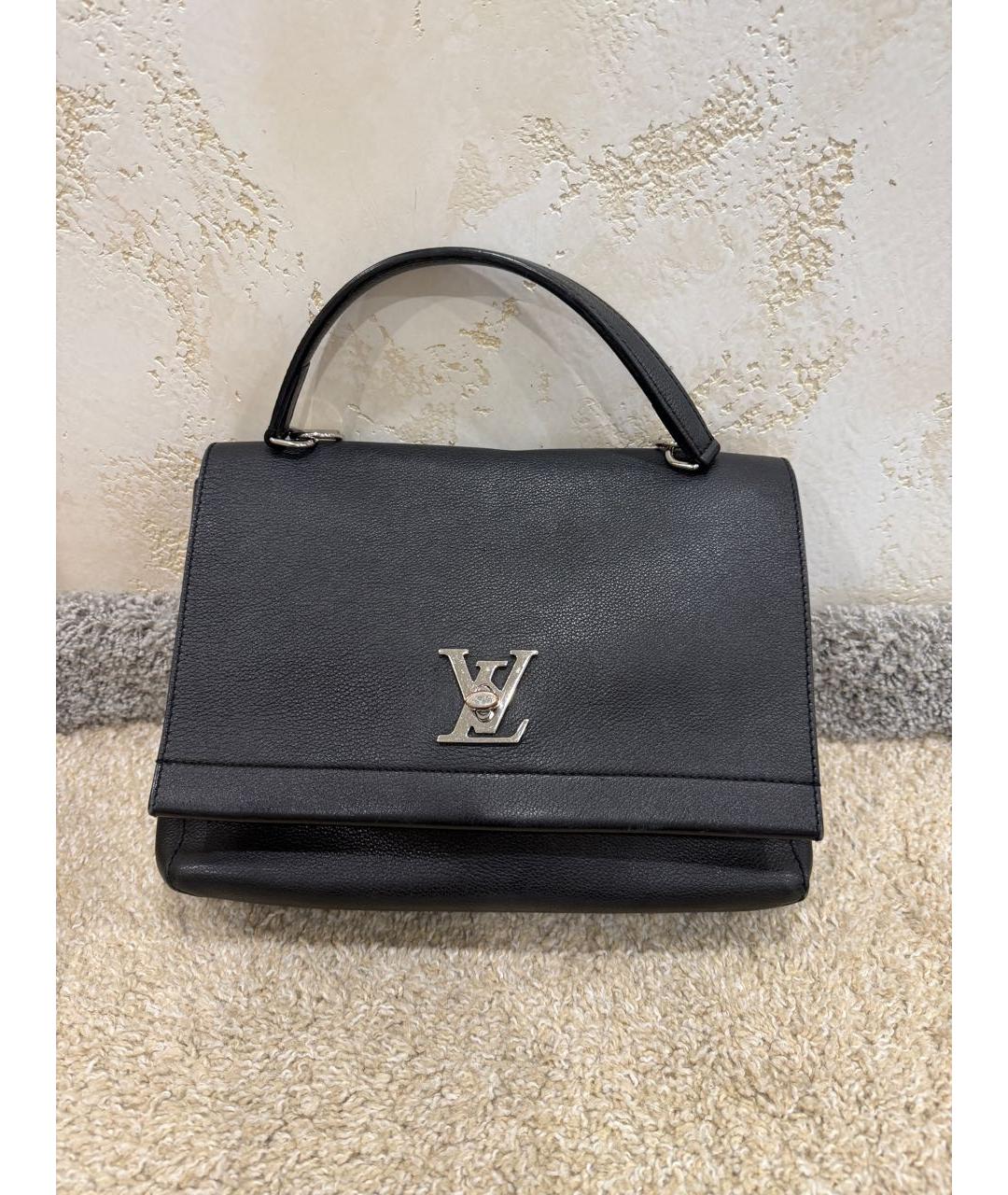 LOUIS VUITTON Черная сумка с короткими ручками, фото 9