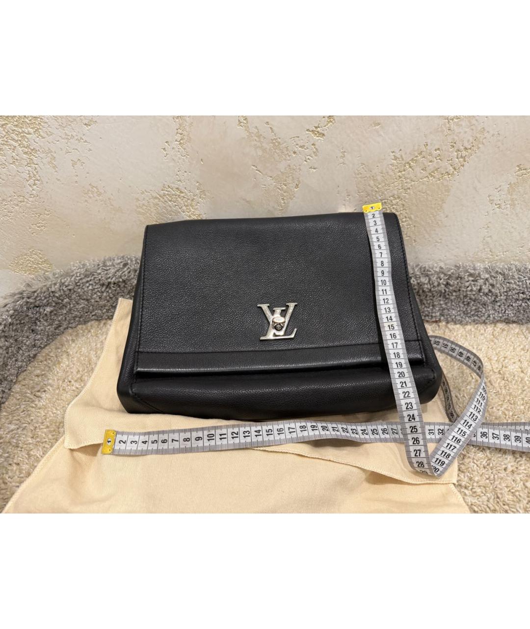 LOUIS VUITTON Черная сумка с короткими ручками, фото 4