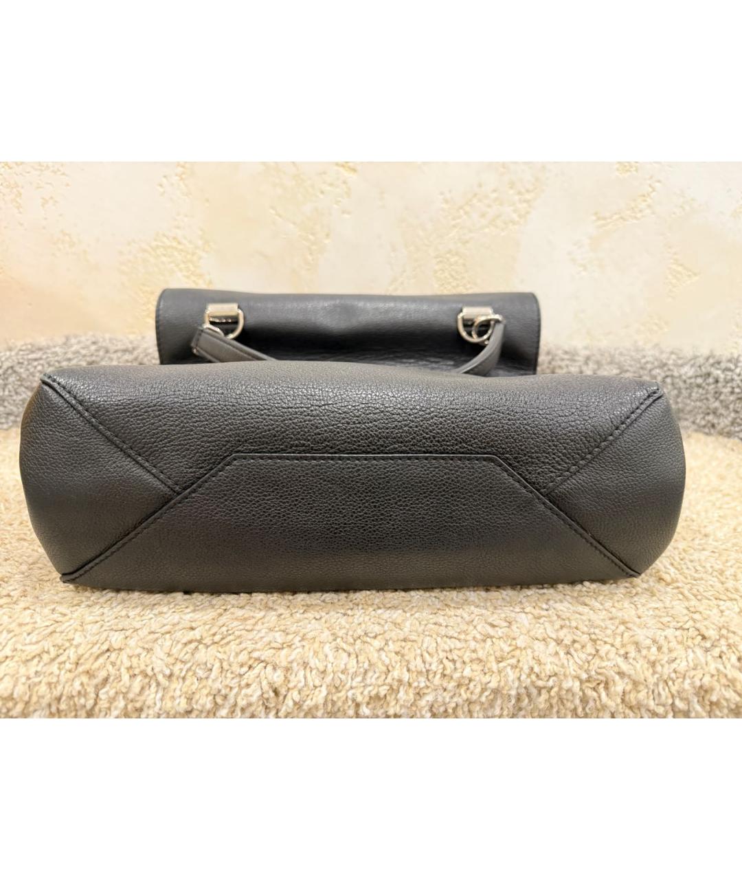 LOUIS VUITTON Черная сумка с короткими ручками, фото 8