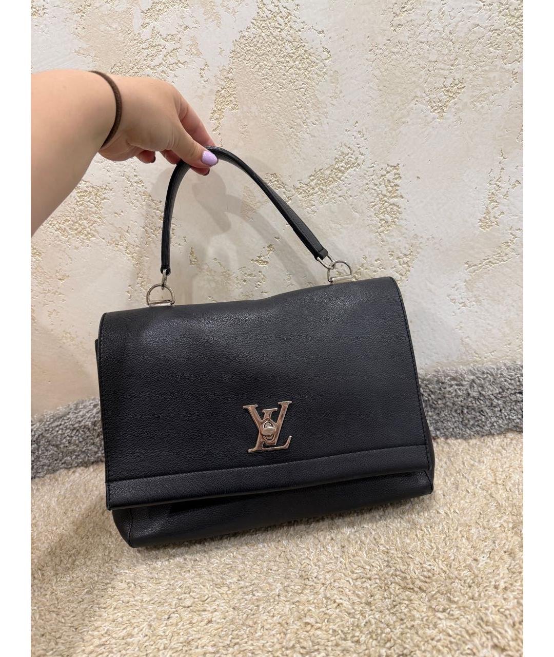 LOUIS VUITTON Черная сумка с короткими ручками, фото 3