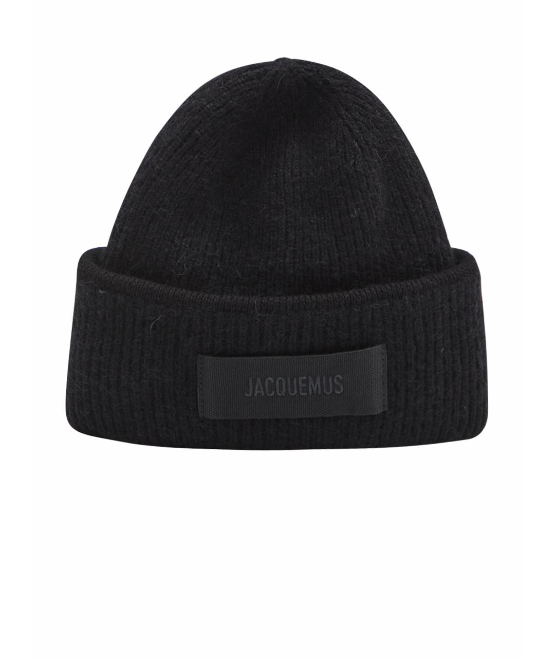 JACQUEMUS Черная шапка, фото 1