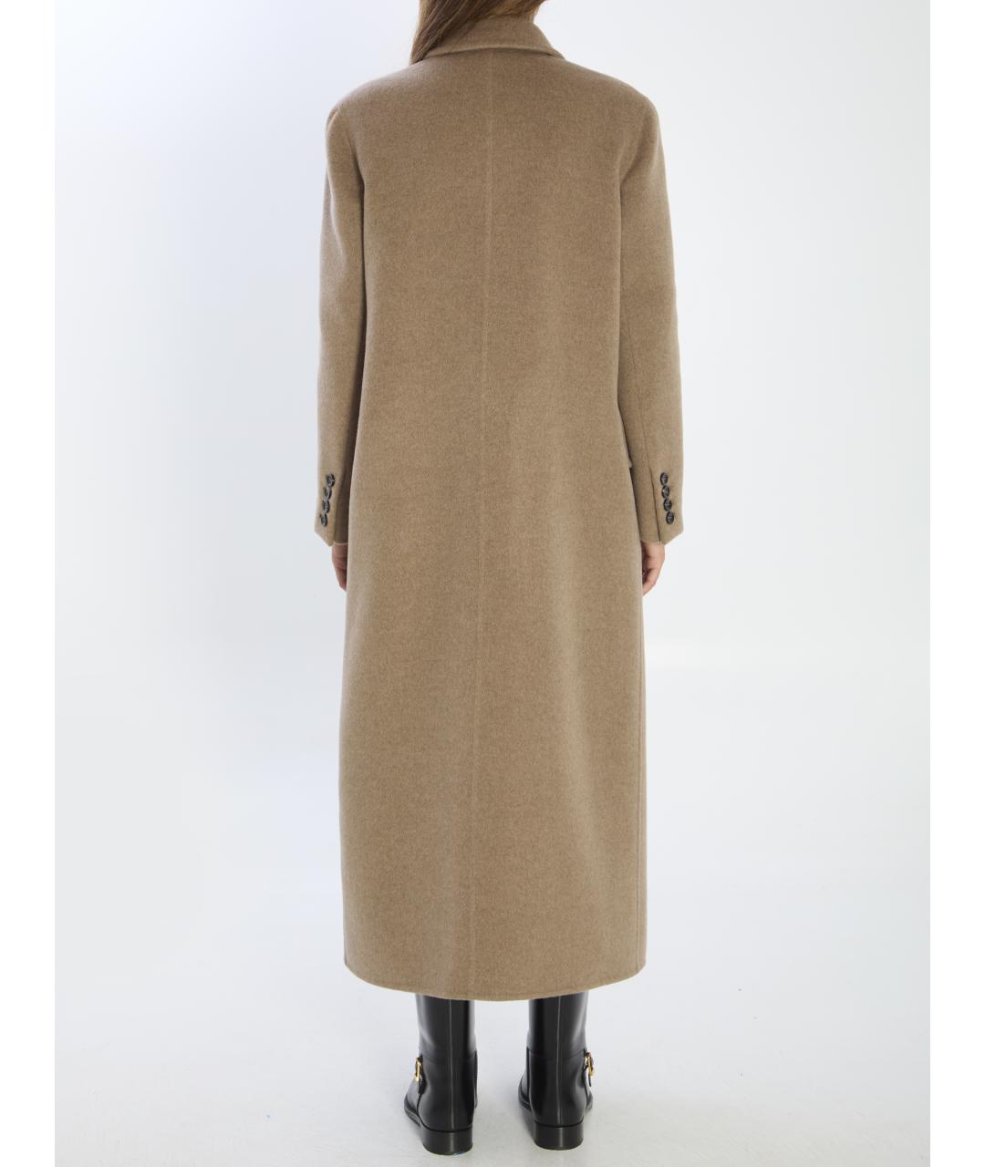 MAX MARA Бежевое кашемировое пальто, фото 5