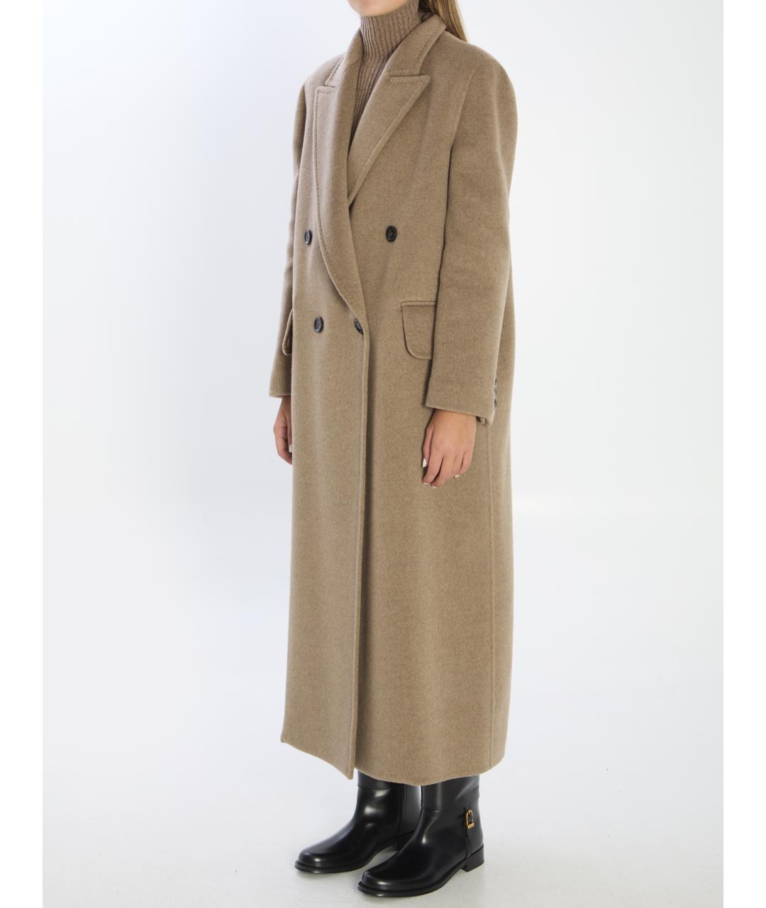MAX MARA Бежевое кашемировое пальто, фото 3