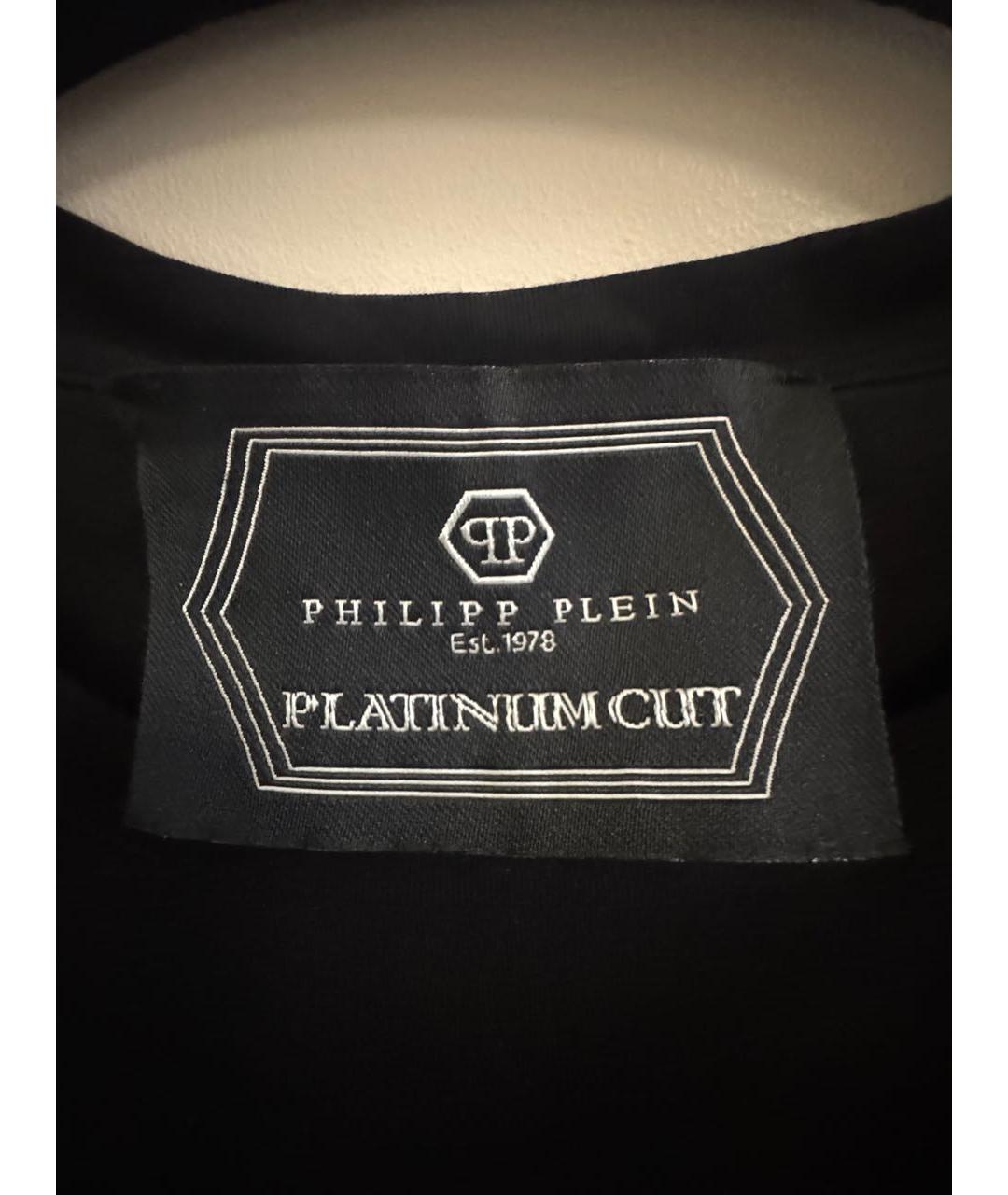 PHILIPP PLEIN Черная хлопковая футболка, фото 8