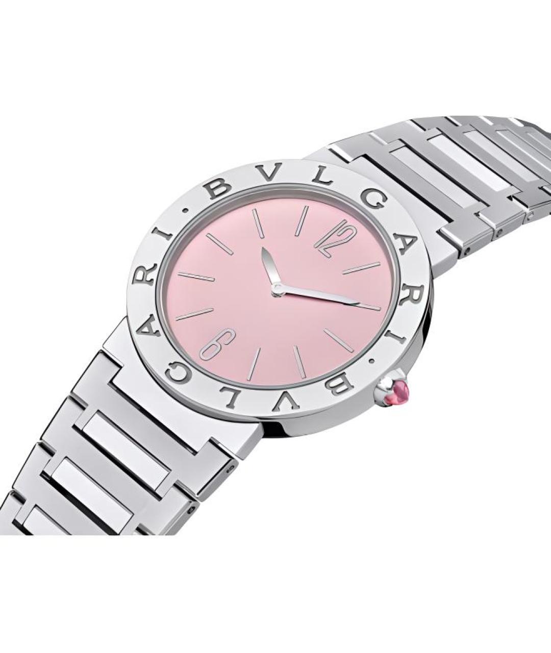 BVLGARI Серебряные часы из белого золота, фото 3