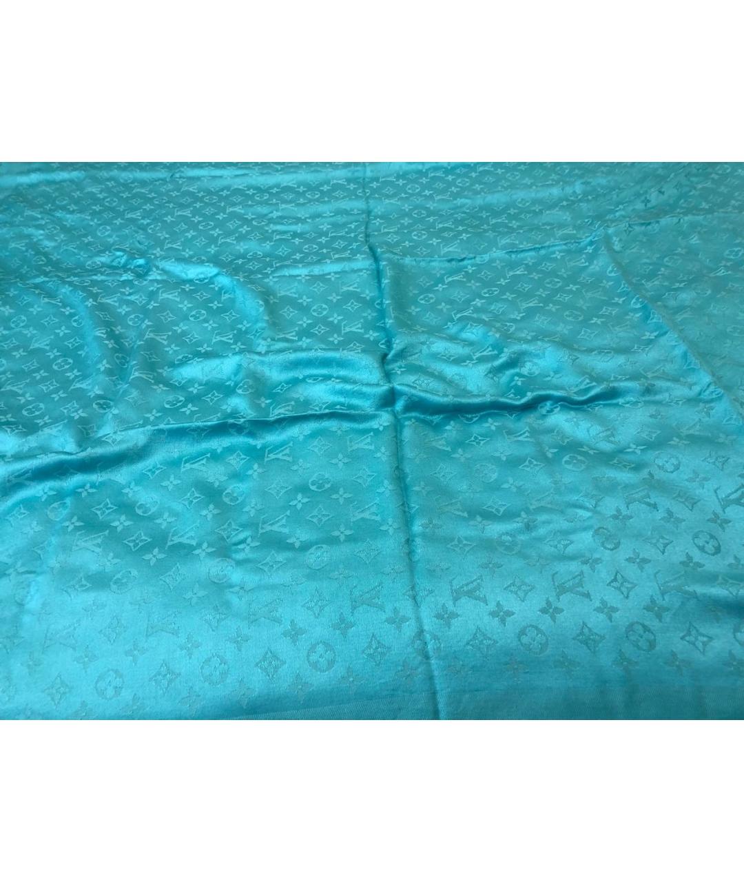 LOUIS VUITTON Голубой платок, фото 4