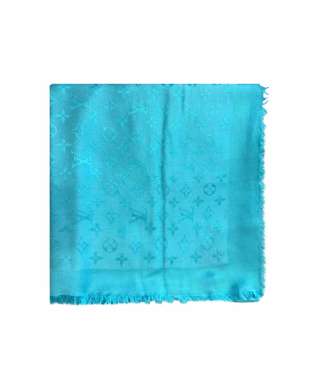 LOUIS VUITTON Голубой платок, фото 1