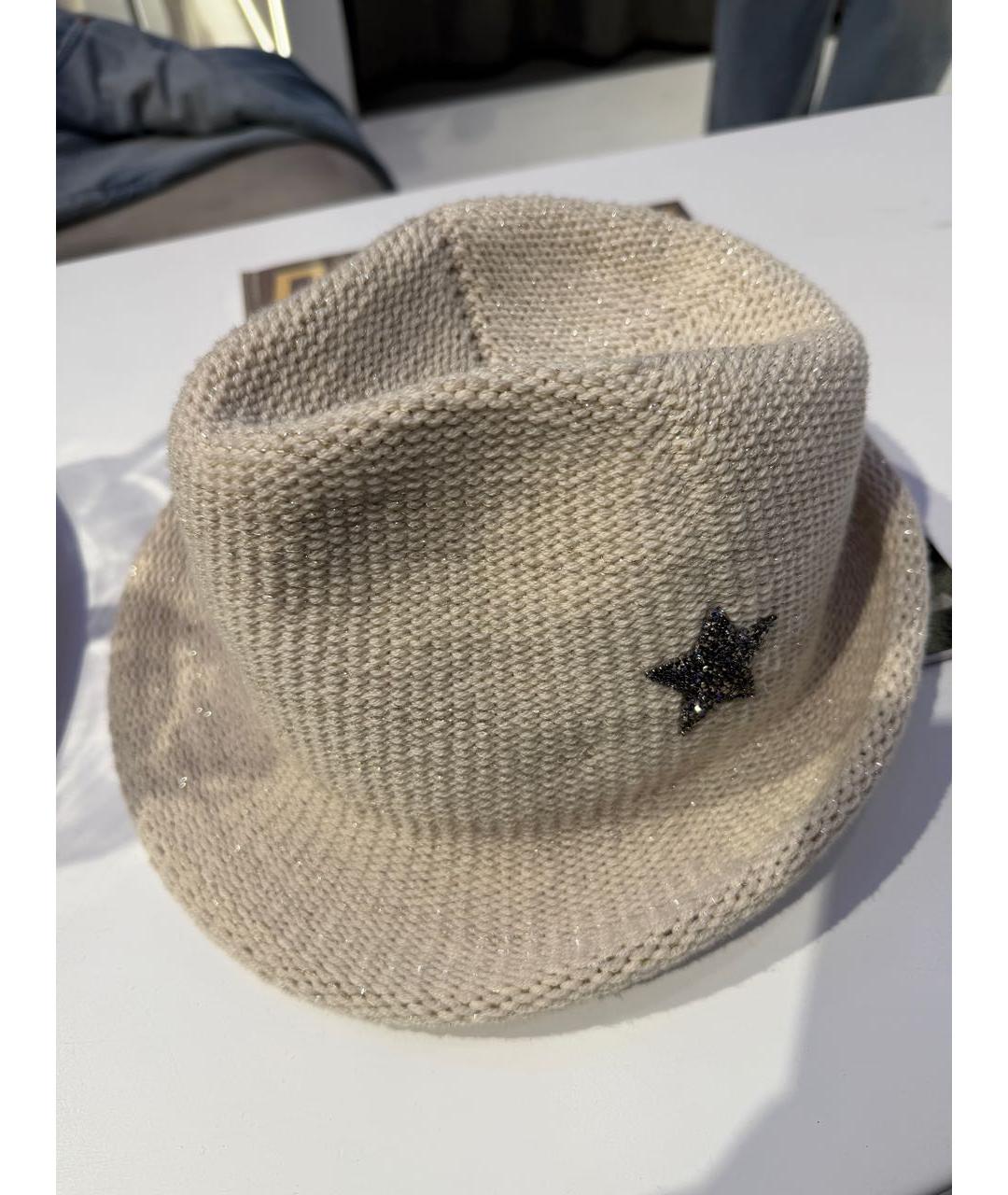 LORENA ANTONIAZZI Бежевая шляпа, фото 8