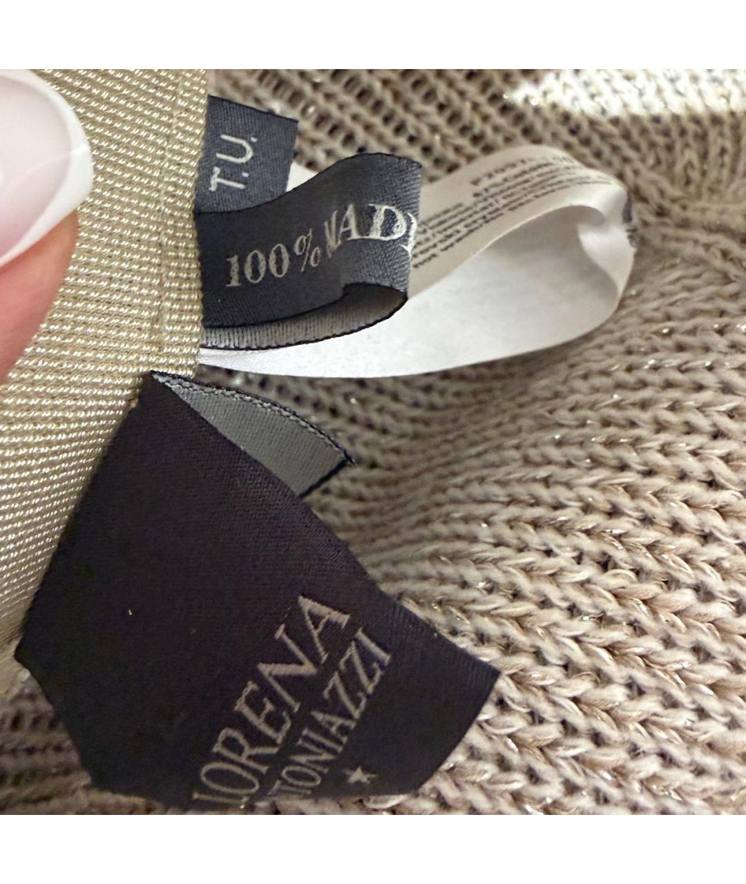 LORENA ANTONIAZZI Бежевая шляпа, фото 5