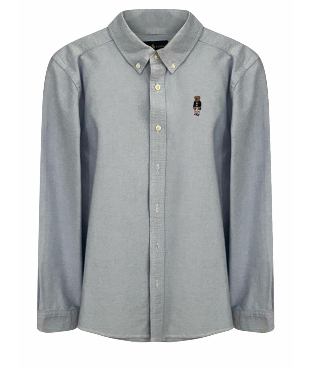 POLO RALPH LAUREN Голубая хлопковая детская рубашка, фото 1