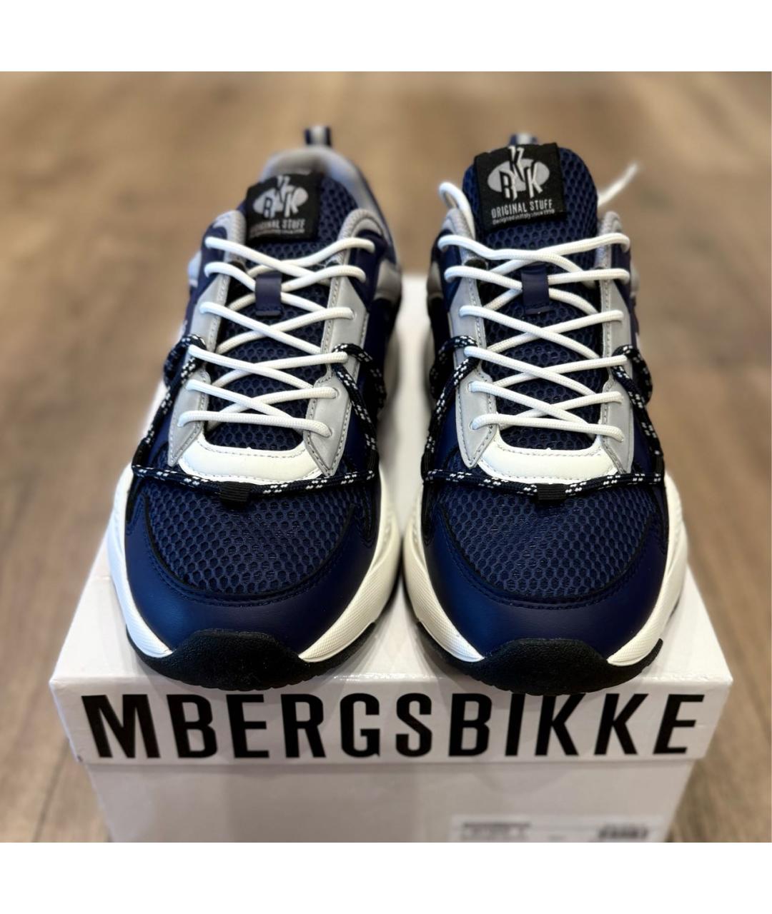BIKKEMBERGS Синие низкие кроссовки / кеды, фото 3
