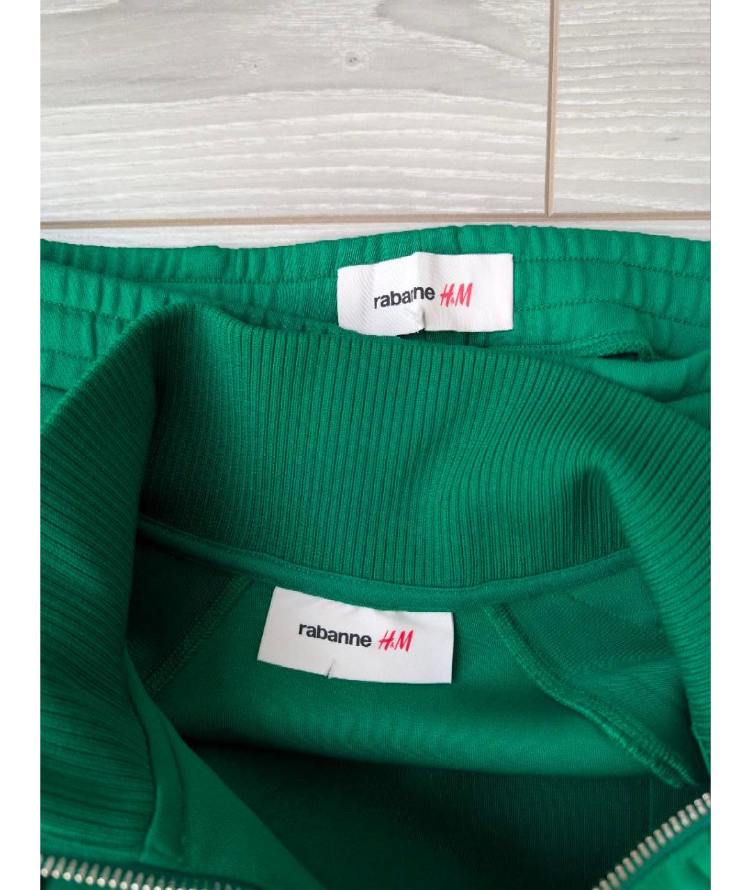 PACO RABANNE Зеленый полиэстеровый костюм с брюками, фото 5
